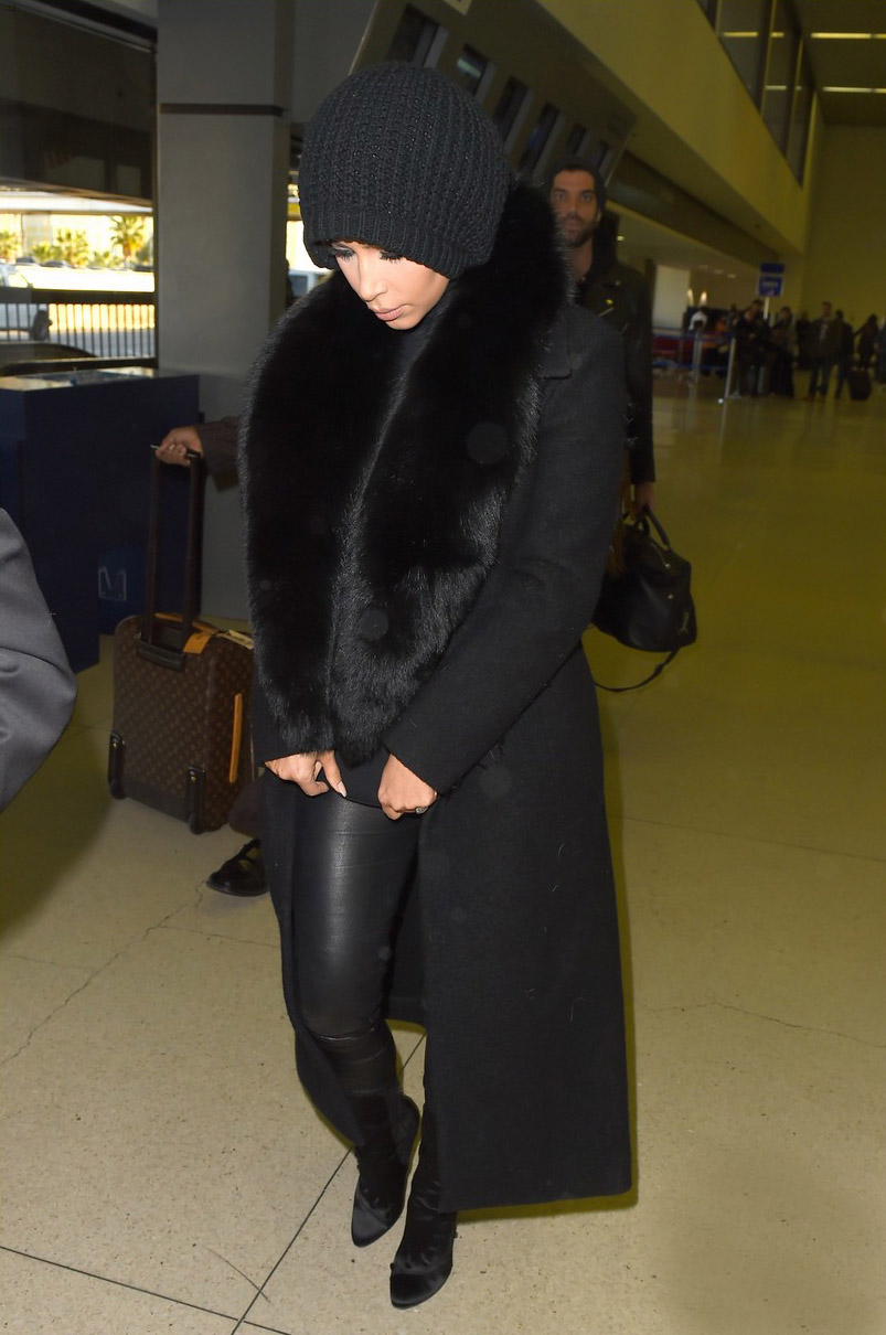 Kim Kardashian at LAX Airport