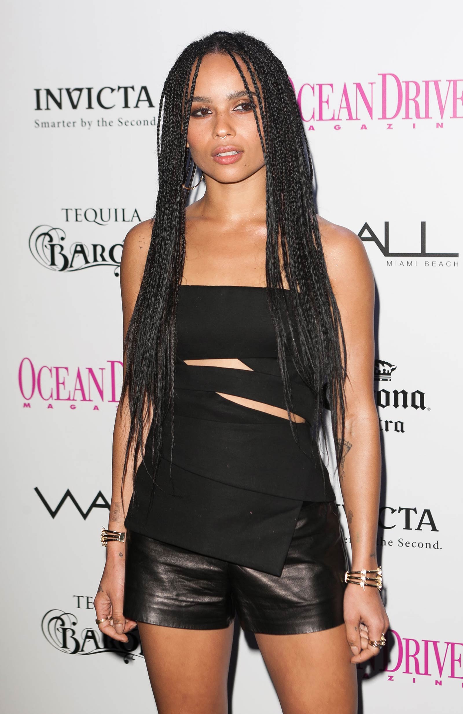 Zoe Kravitz launching her Ocean Drive Magazine Cover