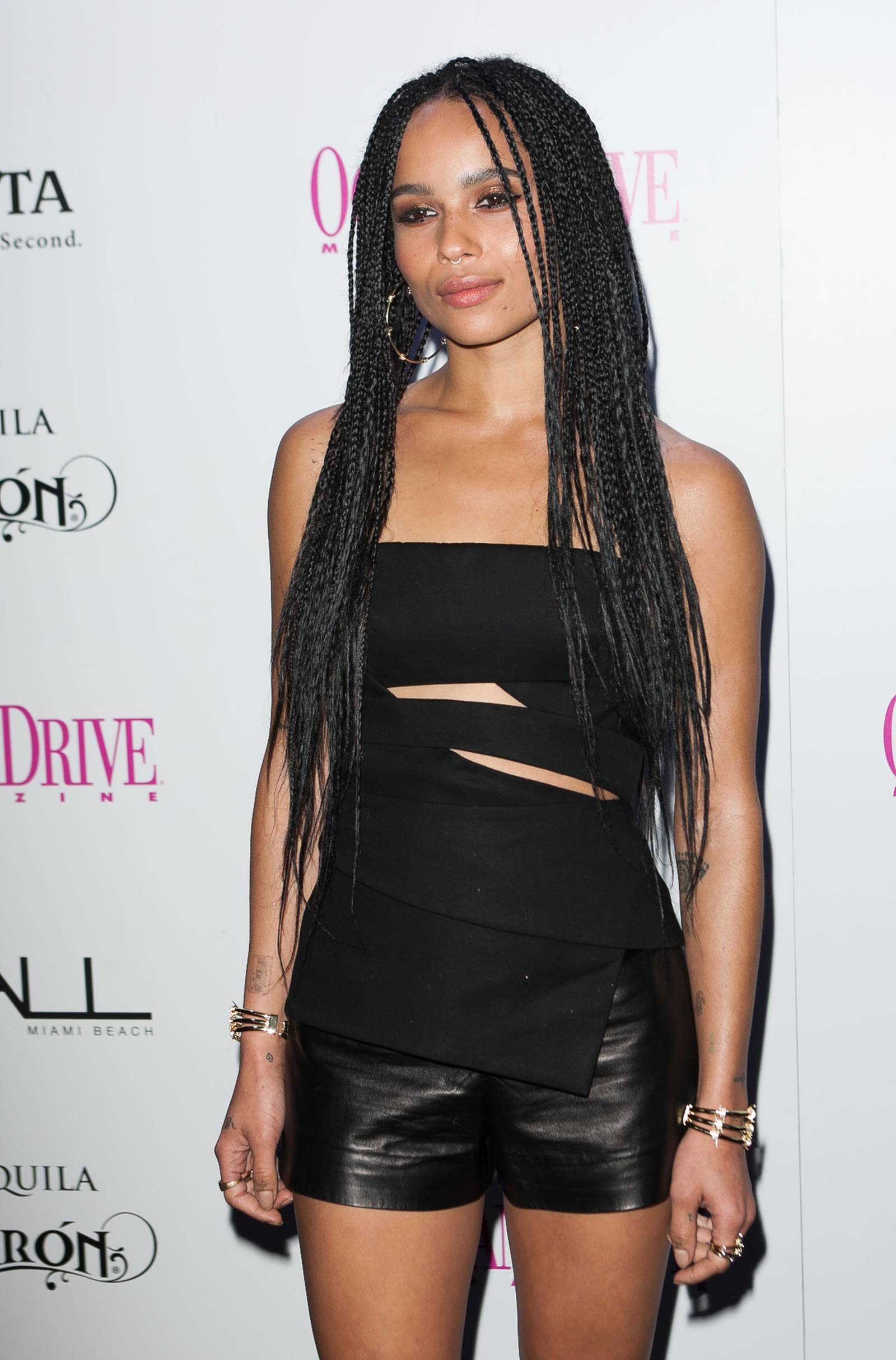 Zoe Kravitz launching her Ocean Drive Magazine Cover