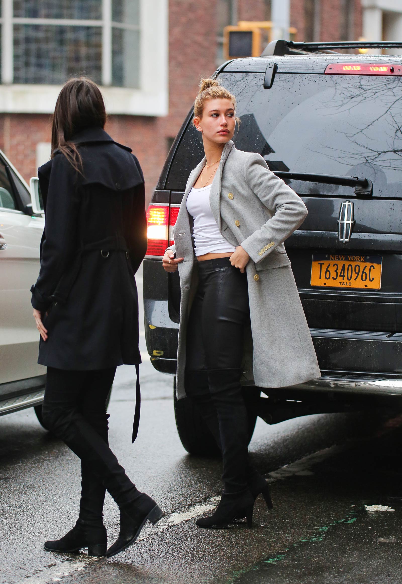 Hailey Baldwin out shopping in New York