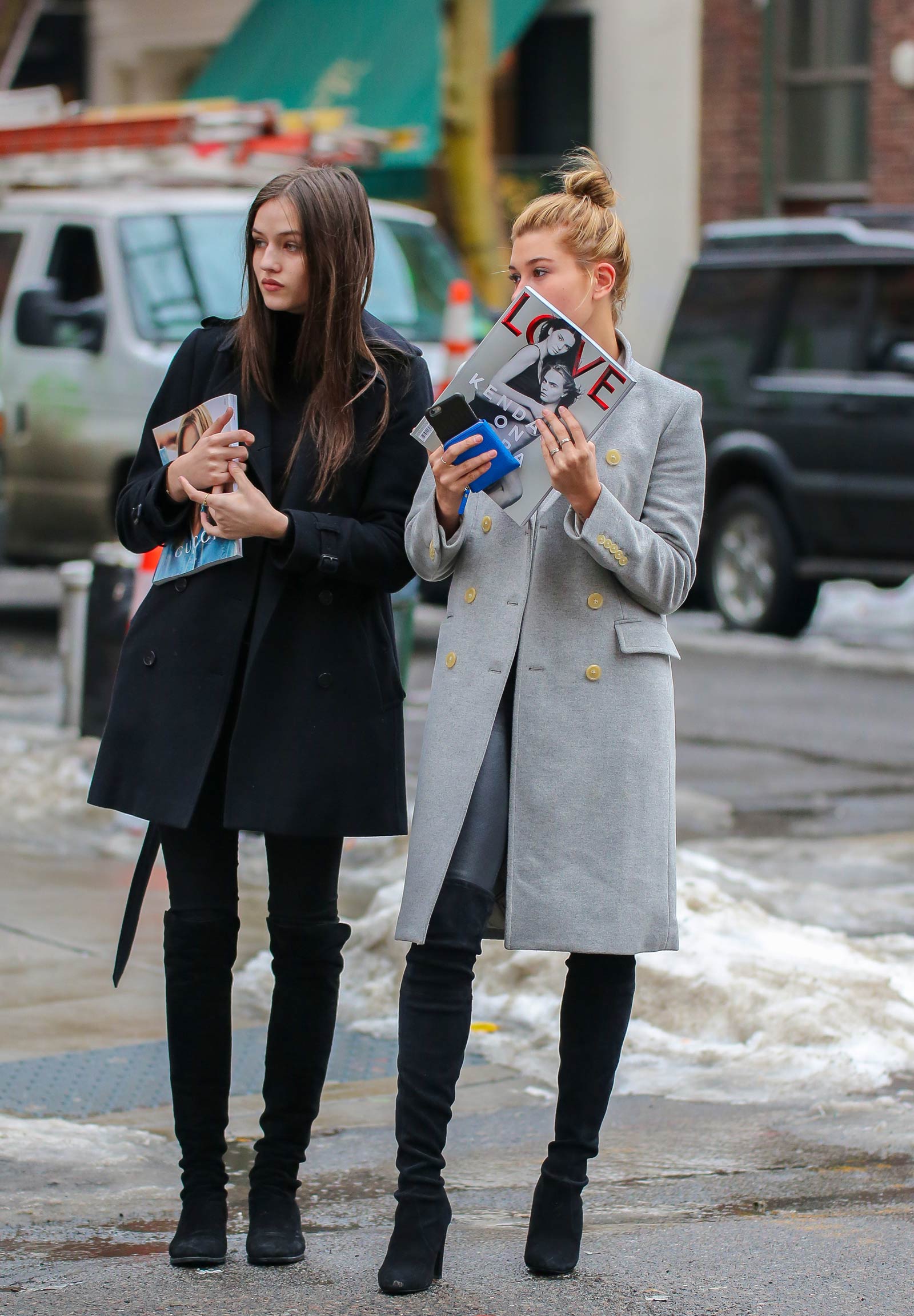 Hailey Baldwin out shopping in New York