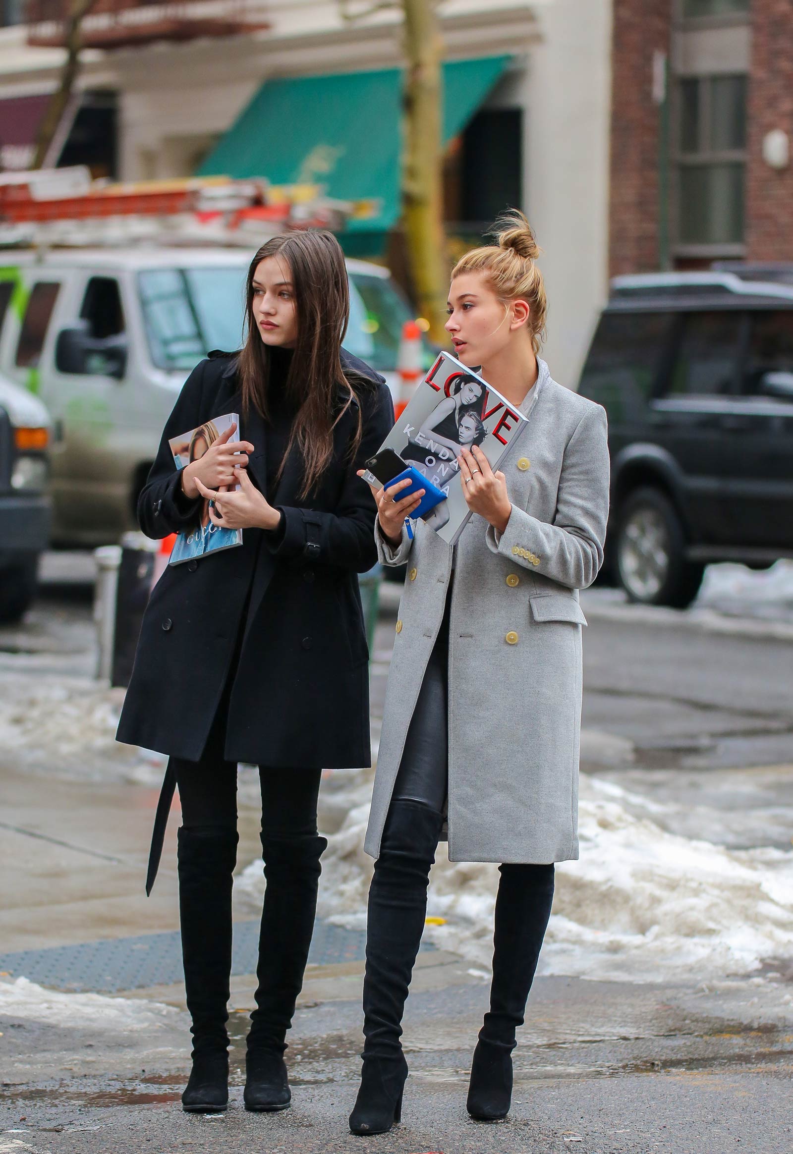 Hailey Baldwin out shopping in New York