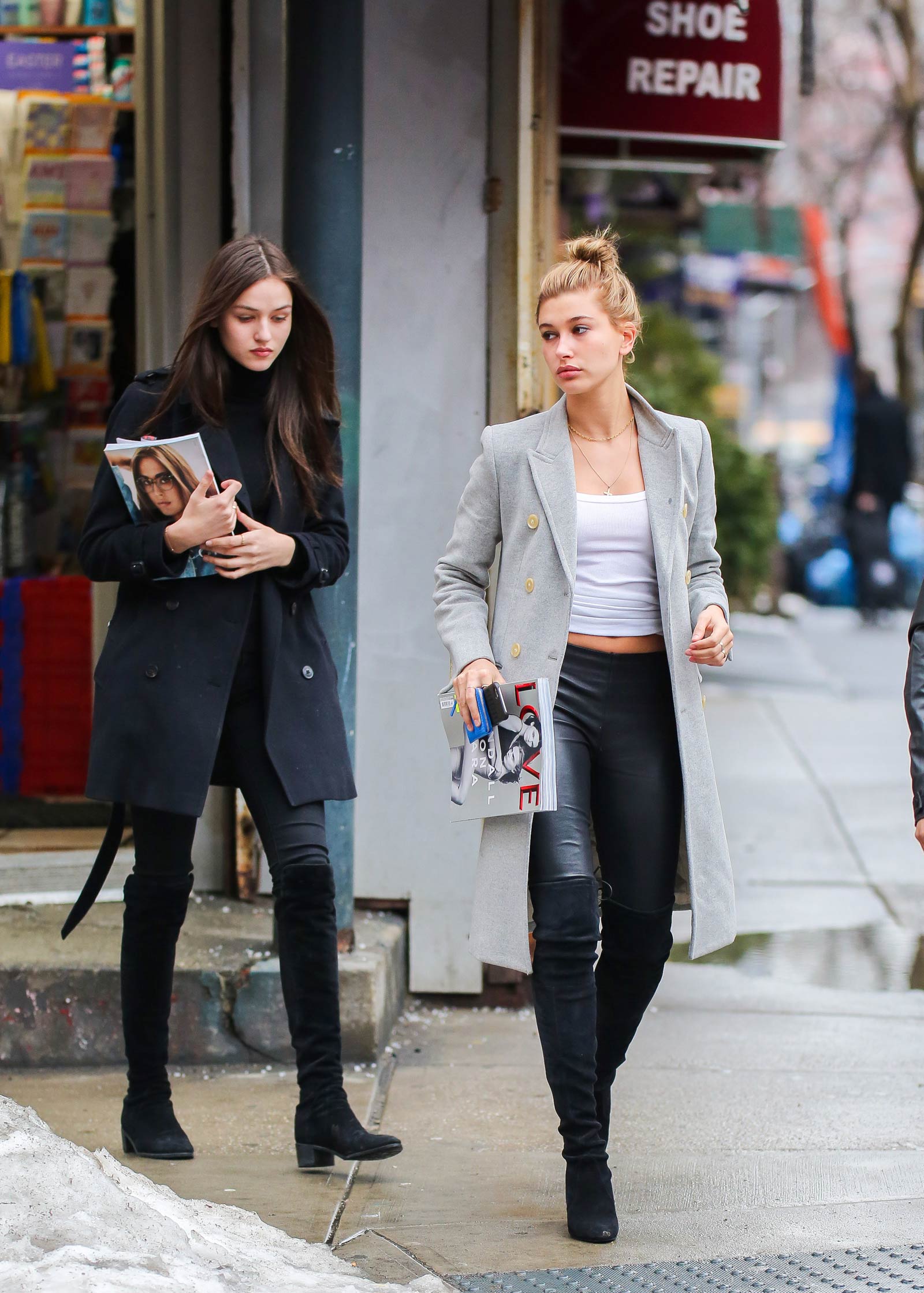 Hailey Baldwin out shopping in New York