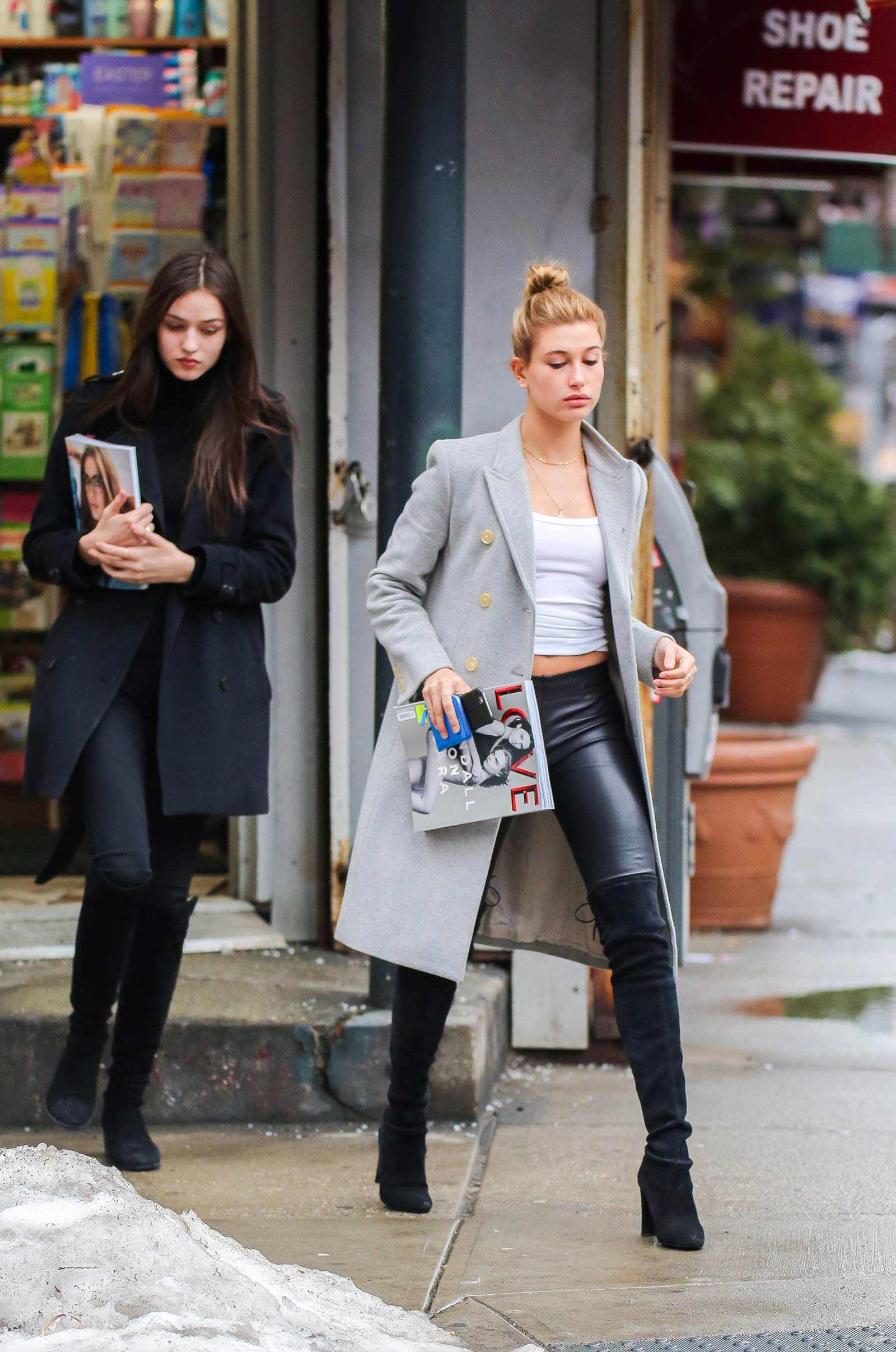 Hailey Baldwin out shopping in New York