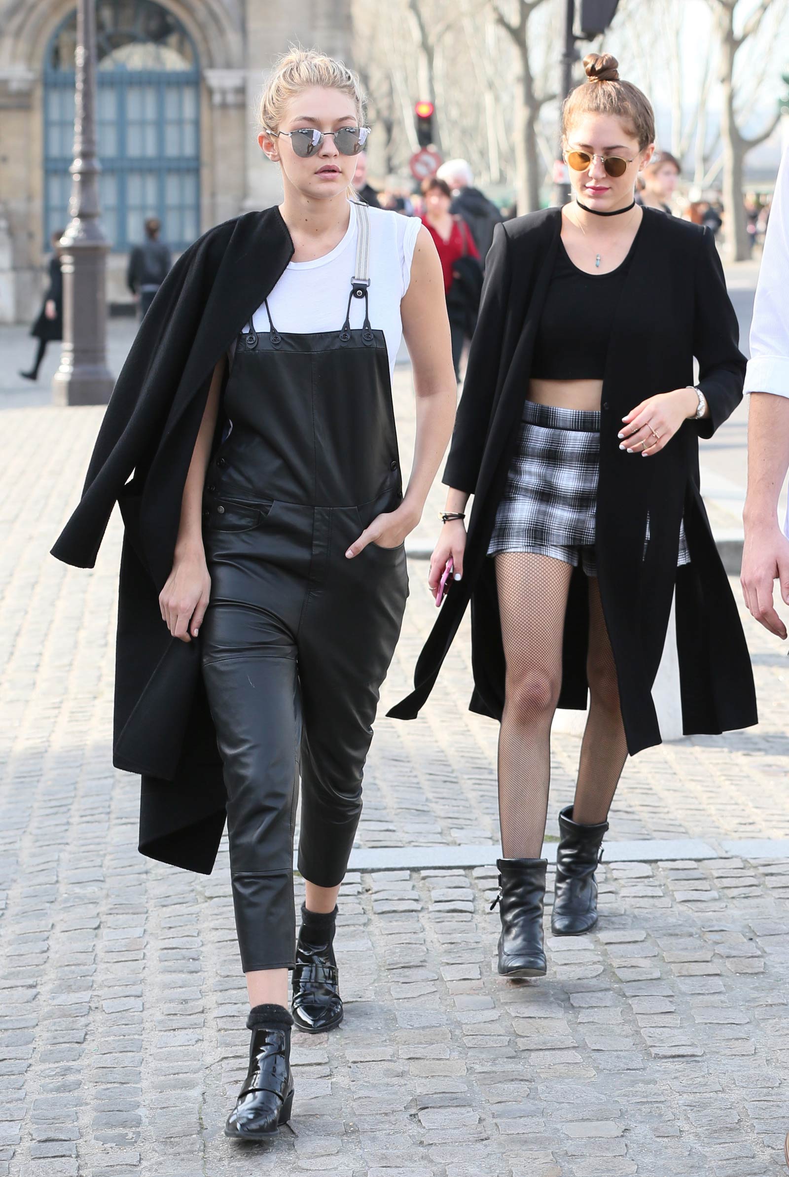 Gigi Hadid out and about candids in Paris