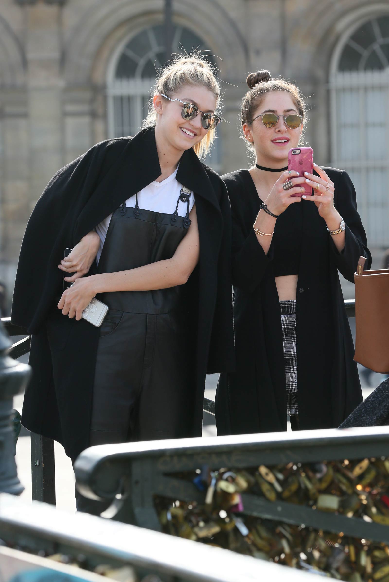 Gigi Hadid out and about candids in Paris