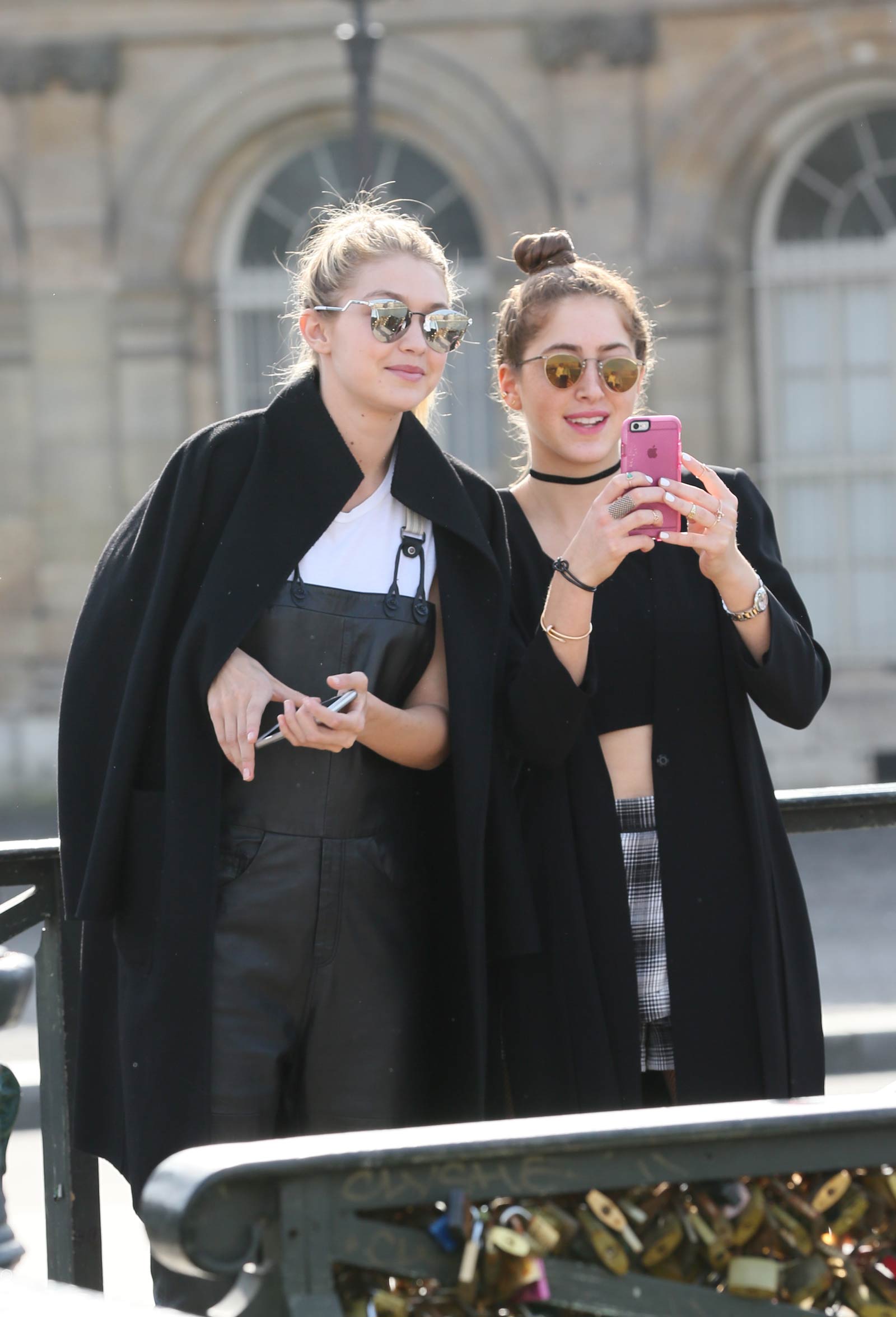 Gigi Hadid out and about candids in Paris