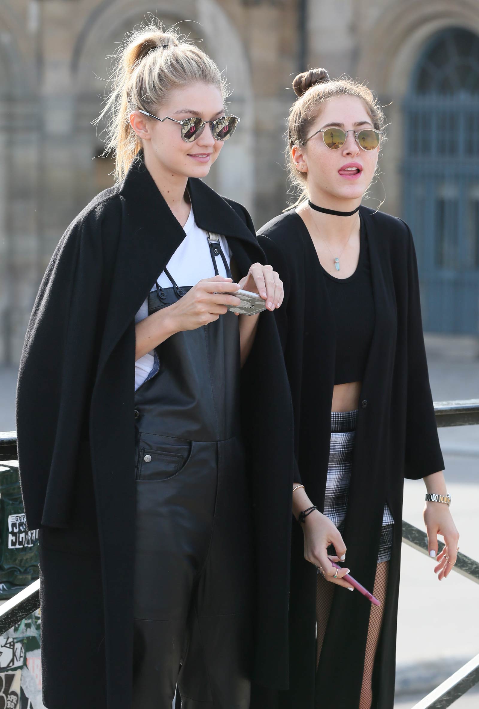 Gigi Hadid out and about candids in Paris