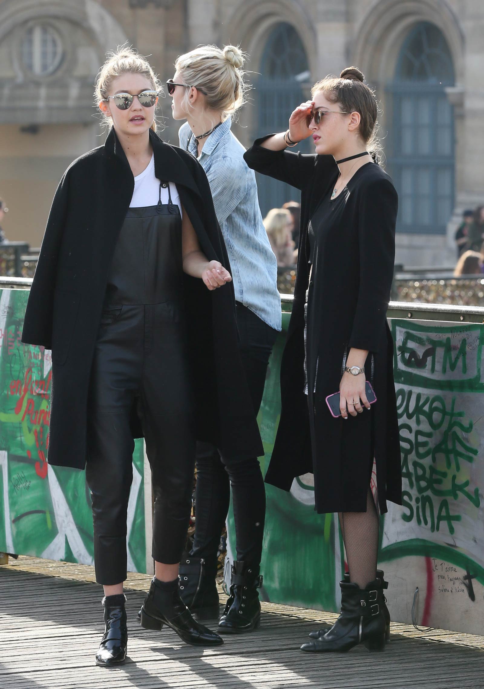 Gigi Hadid out and about candids in Paris