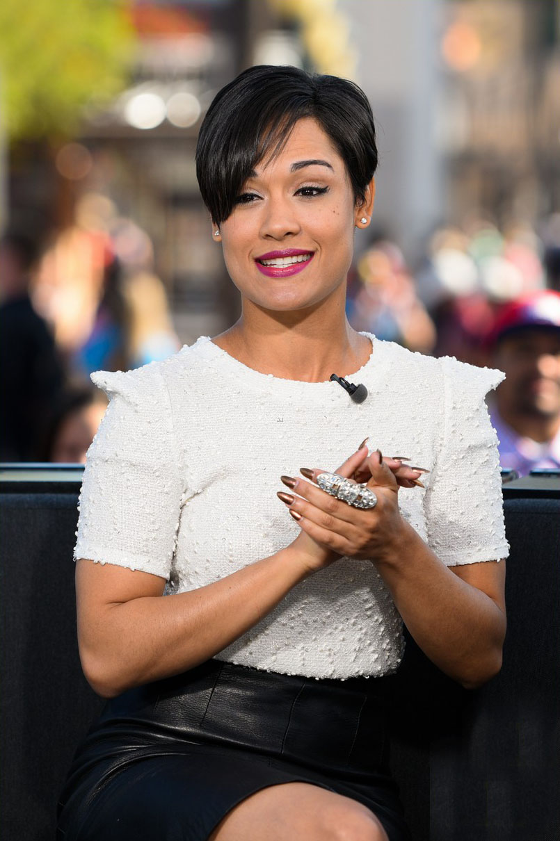 Grace Gealey is seen at Extra