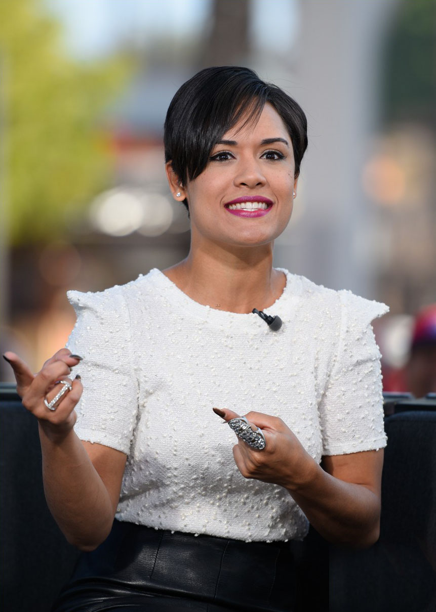 Grace Gealey is seen at Extra