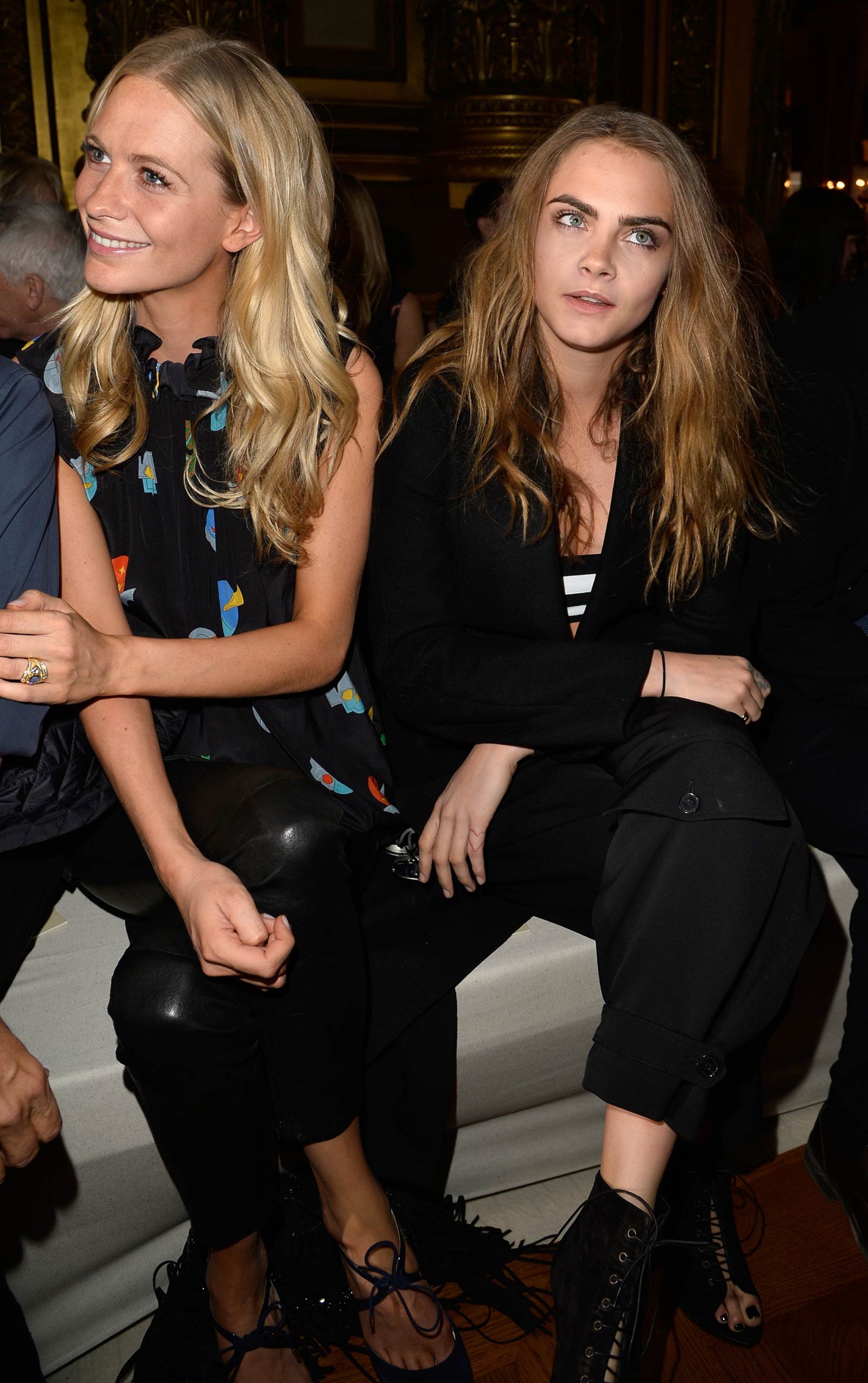 Poppy Delevingne attends the Stella McCartney show