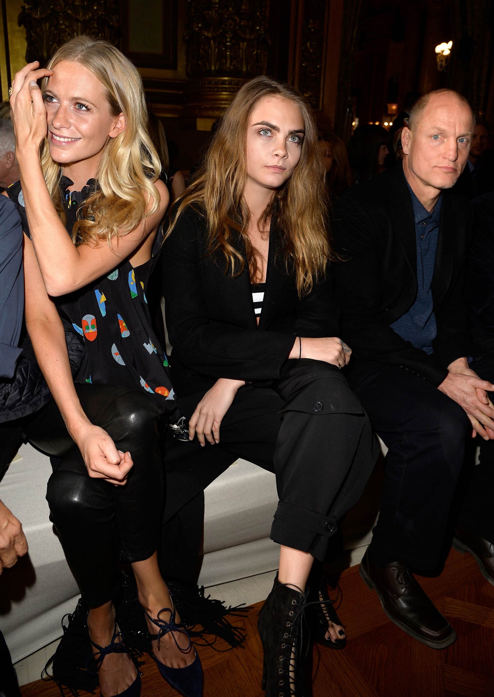 Poppy Delevingne attends the Stella McCartney show