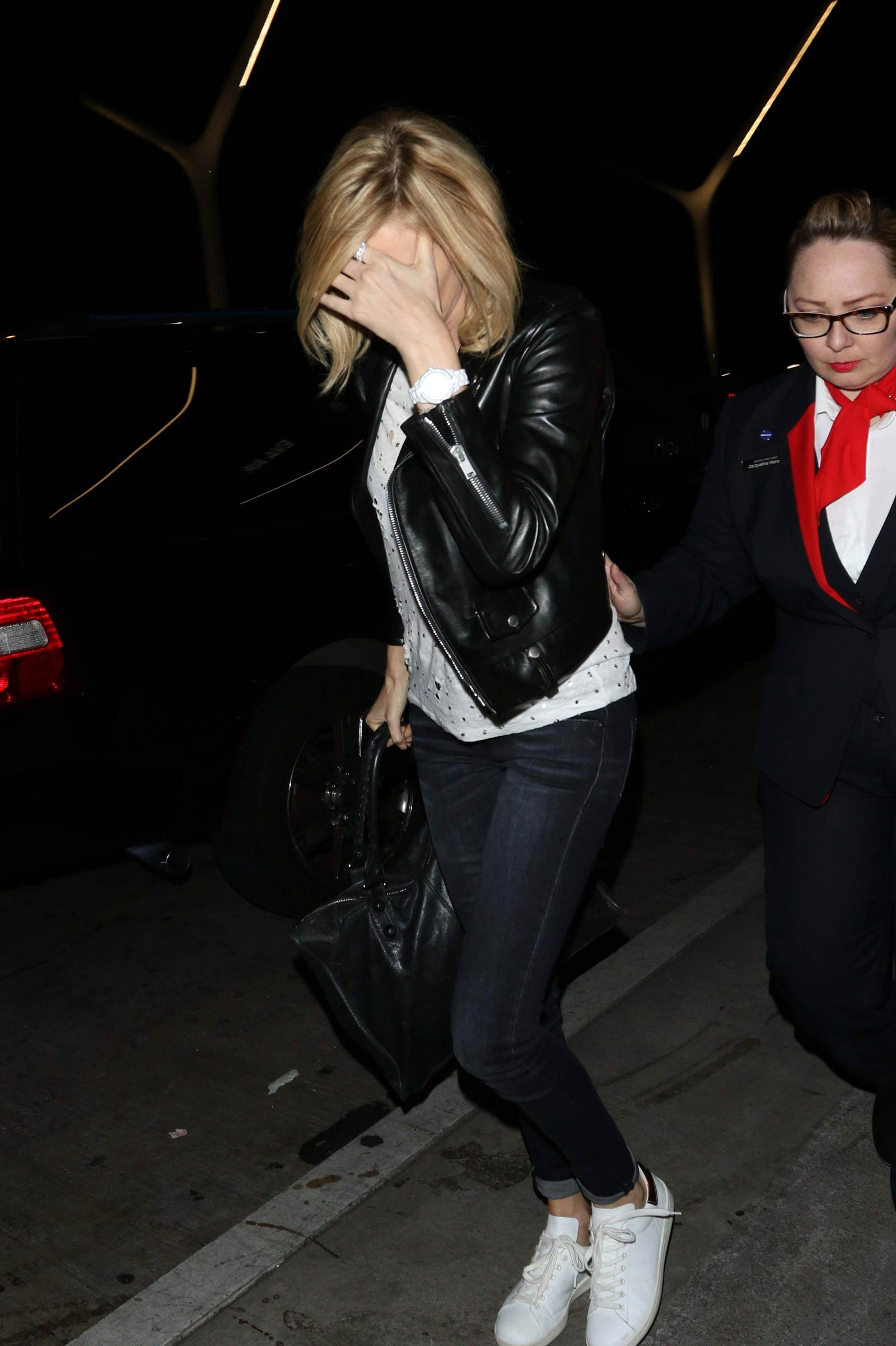 Charlize Theron catches flight out of LAX Airport