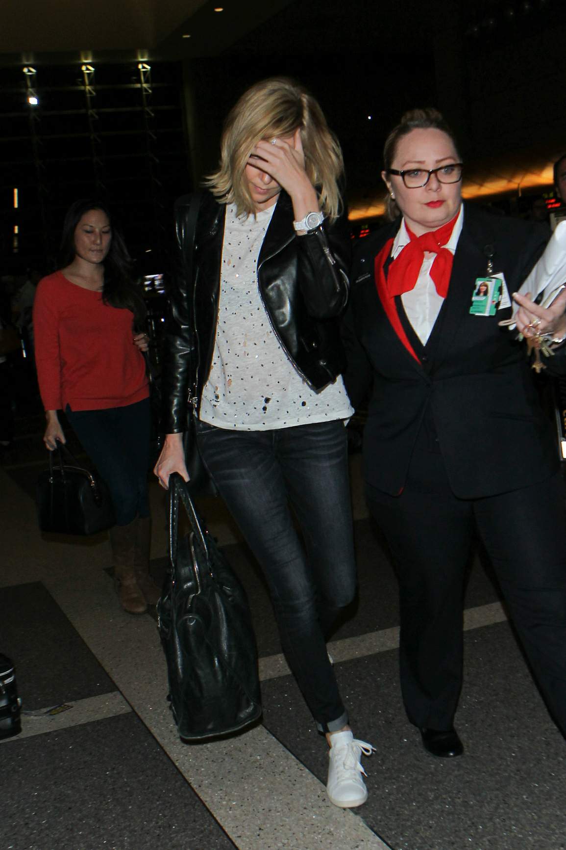 Charlize Theron catches flight out of LAX Airport