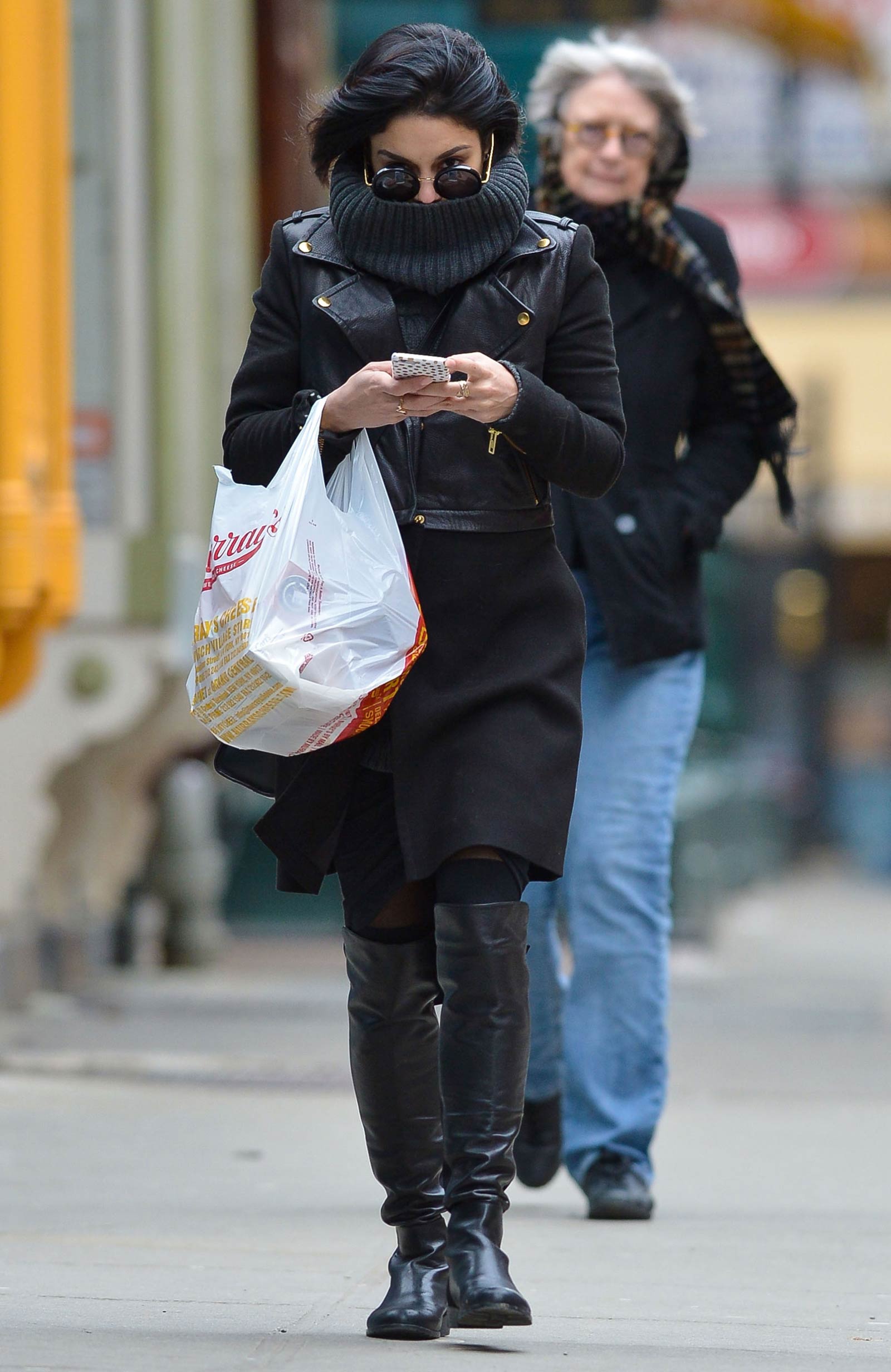 Vanessa Hudgens shopping in NYC