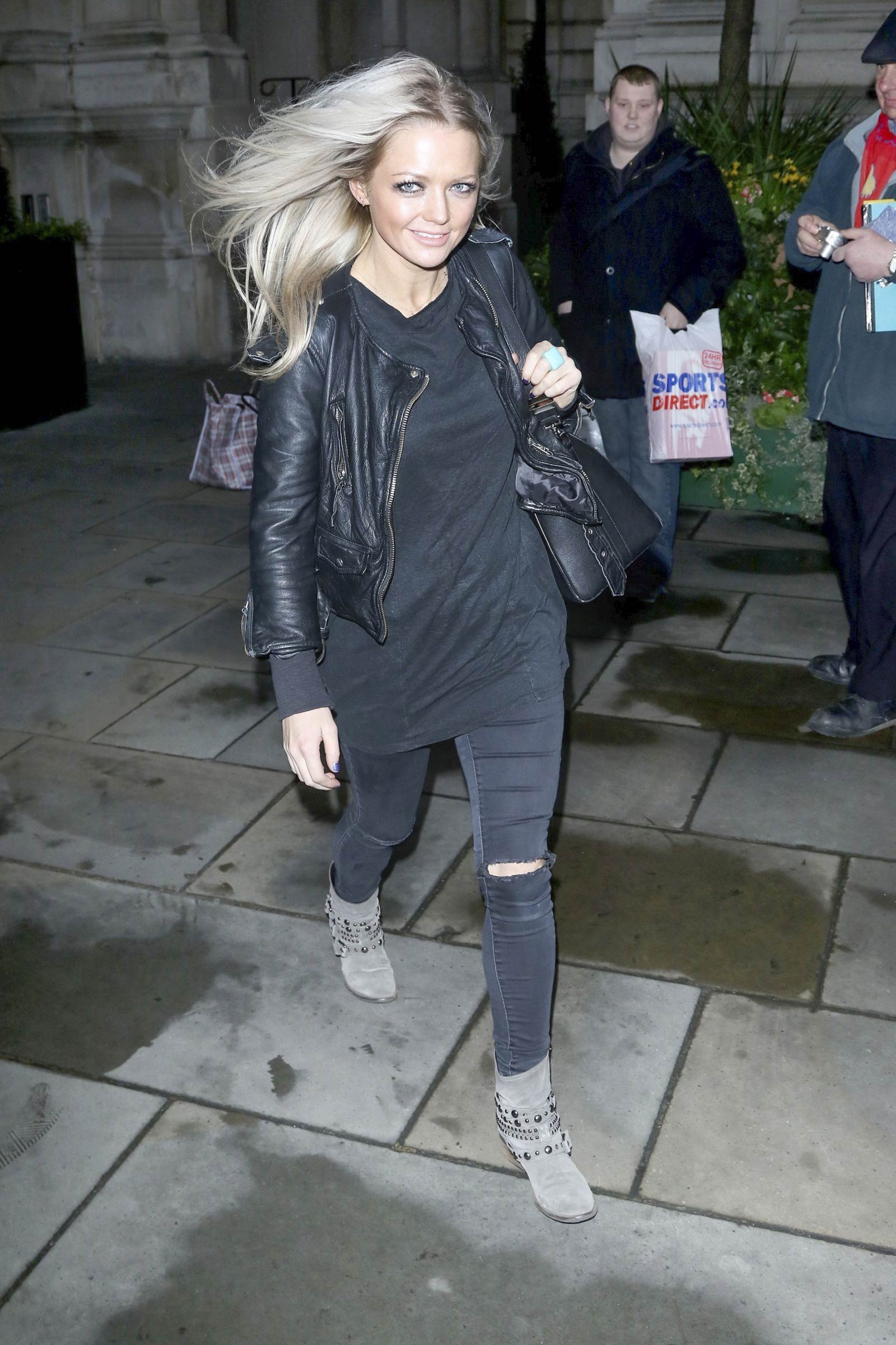 Hannah Spearritt was spotted in London