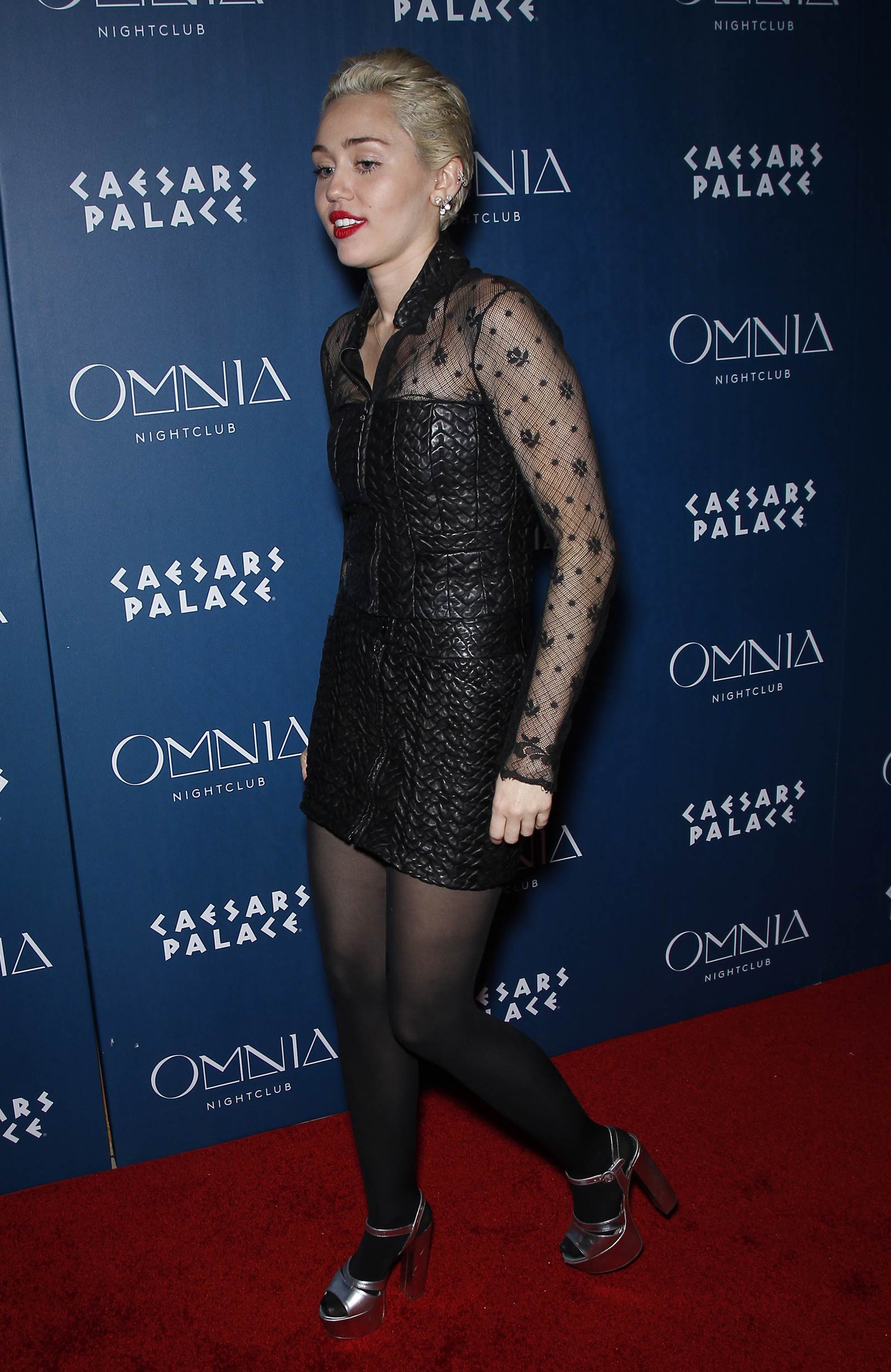 Miley Cyrus at Omnia Nightclub