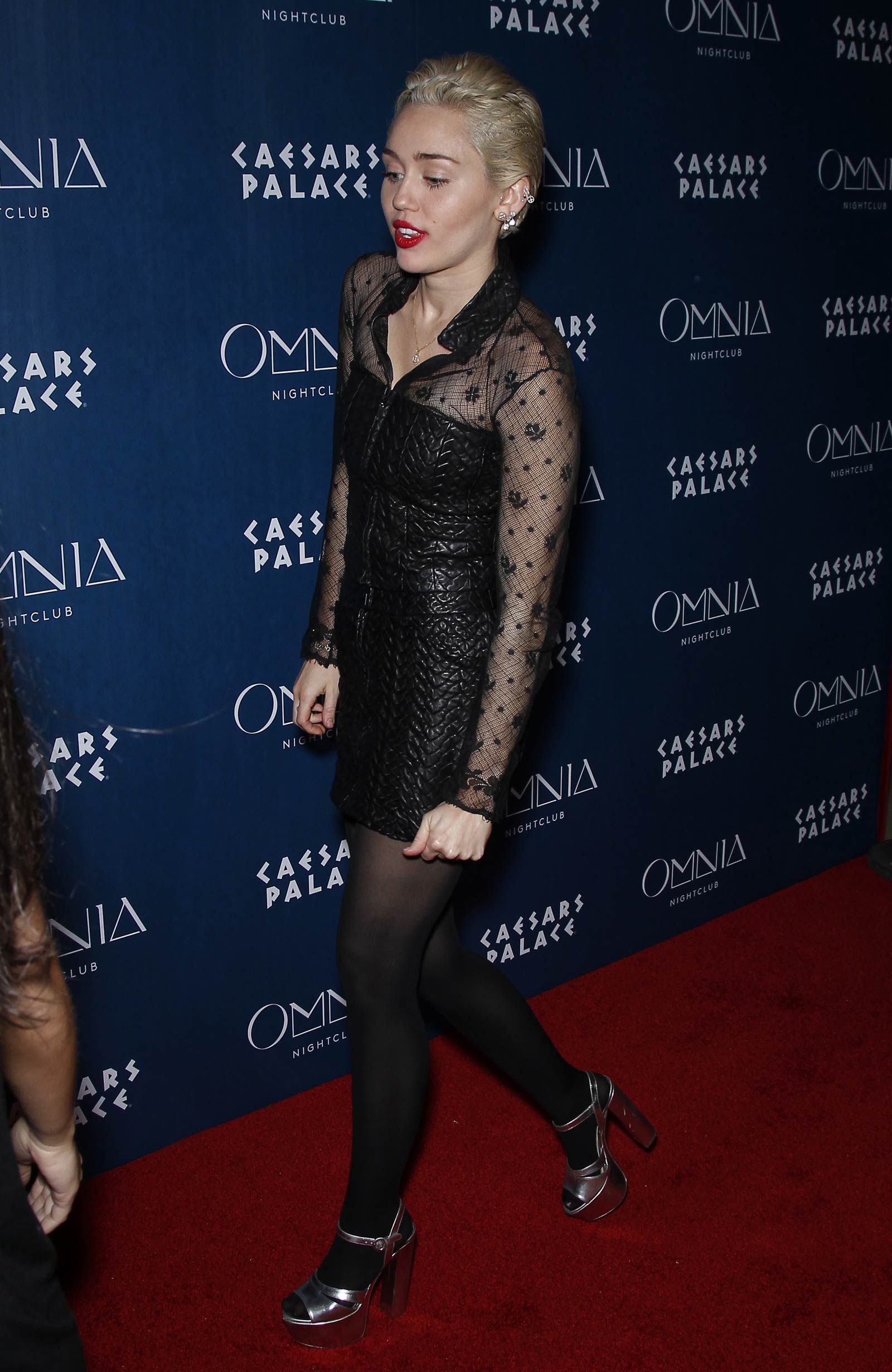 Miley Cyrus at Omnia Nightclub