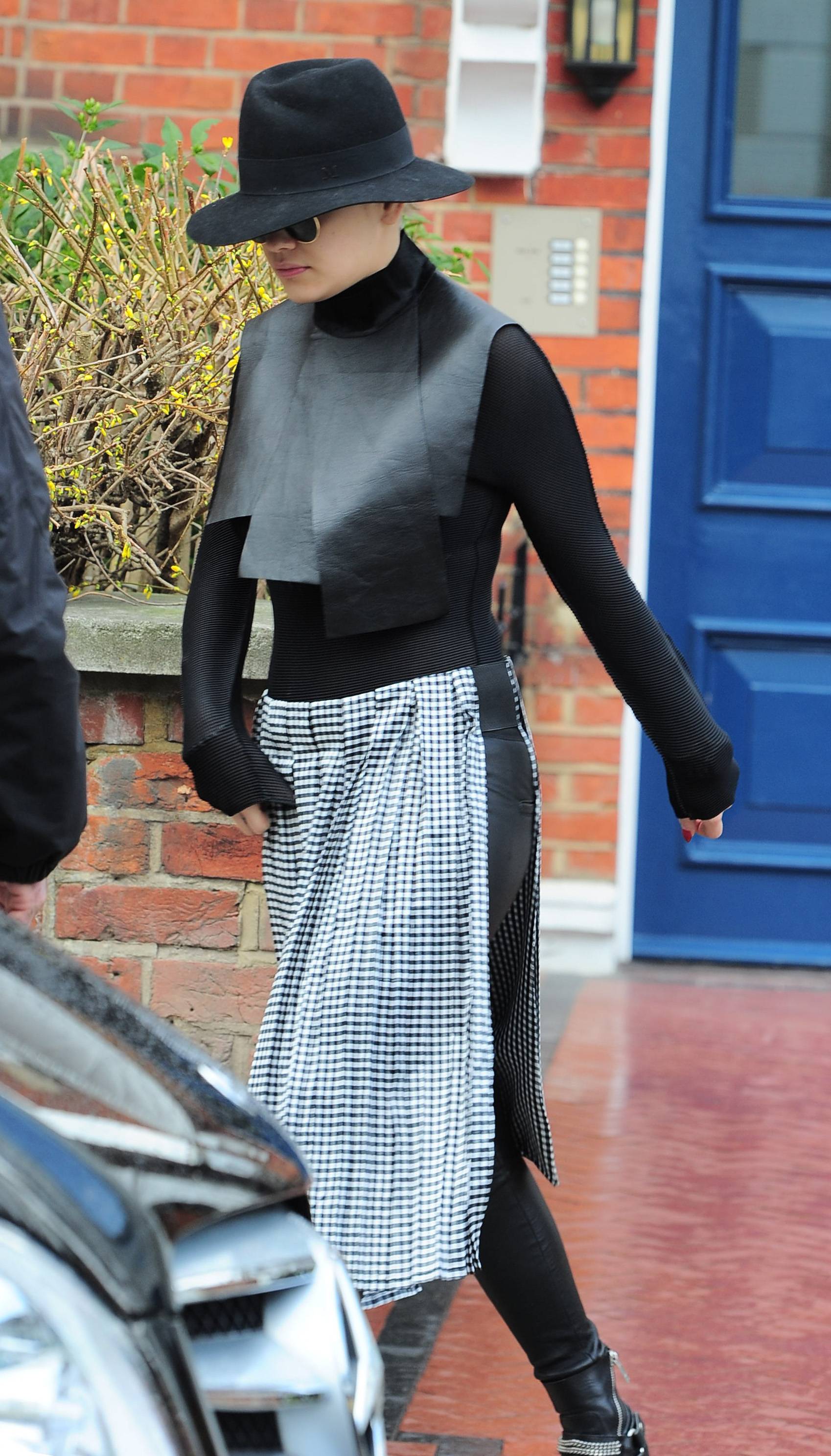 Rita Ora leaving her home in London