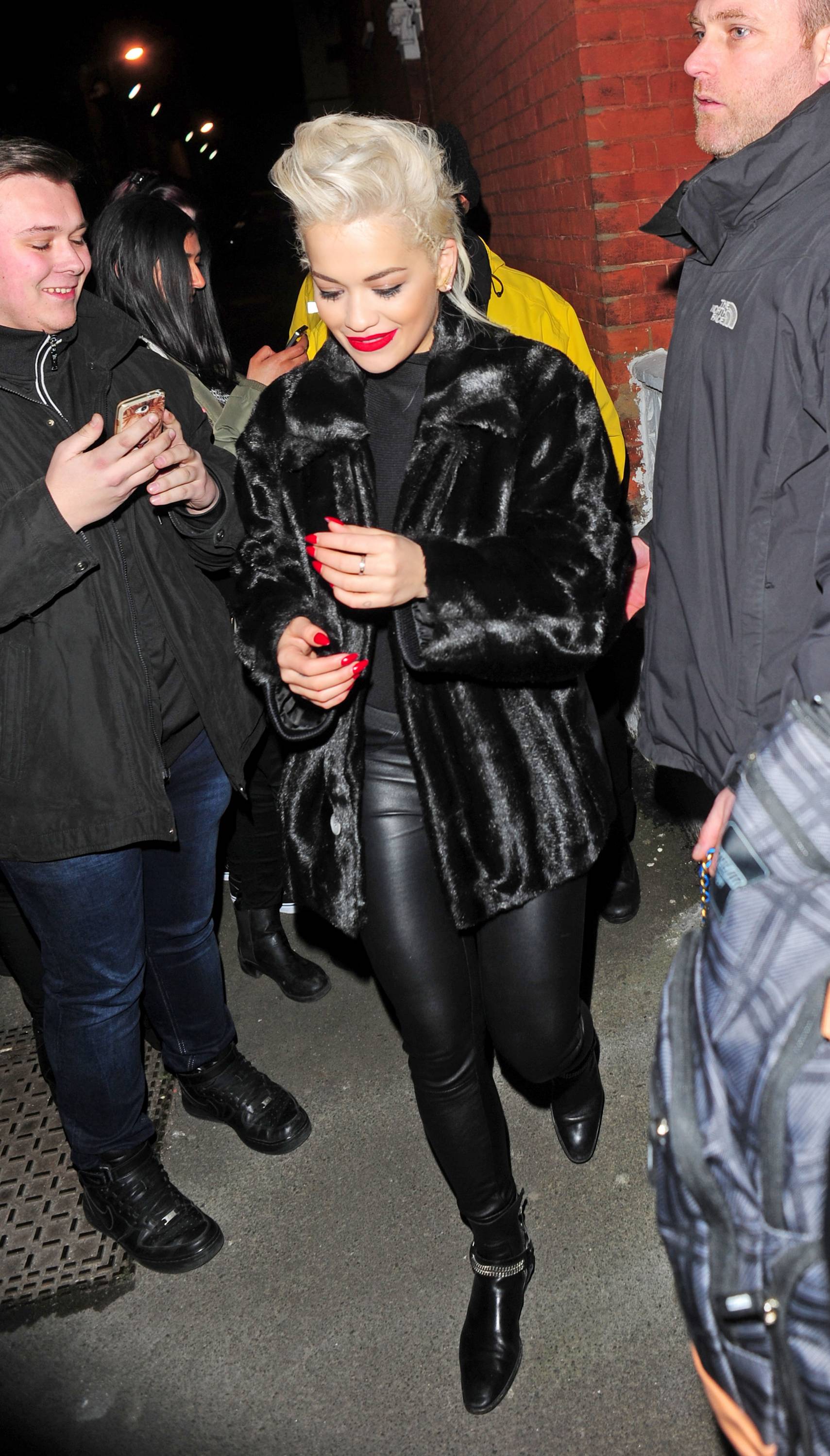 Rita Ora Leaving the O2 Shepherds Bush Empire