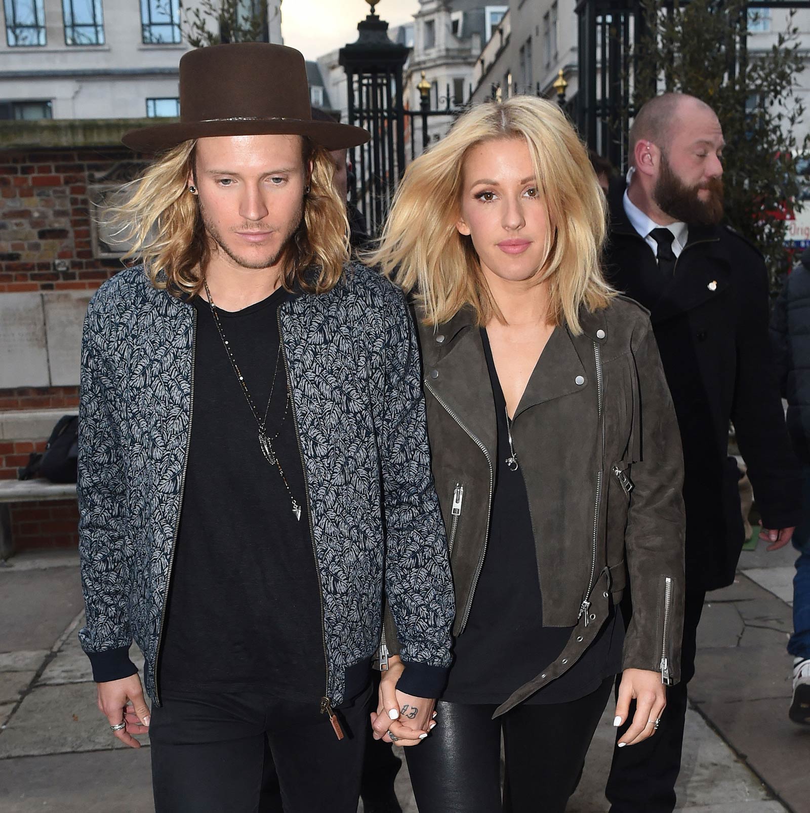 Ellie Goulding heading to a private gig in London