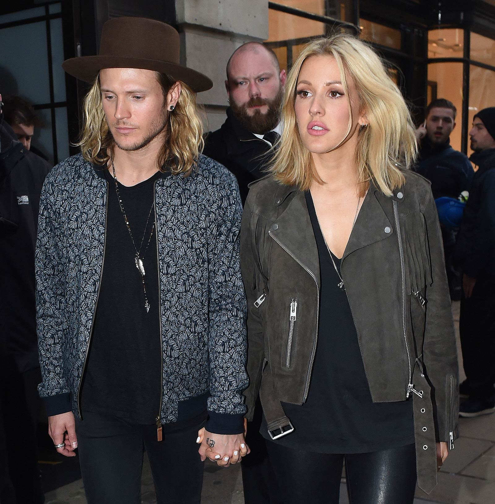 Ellie Goulding heading to a private gig in London