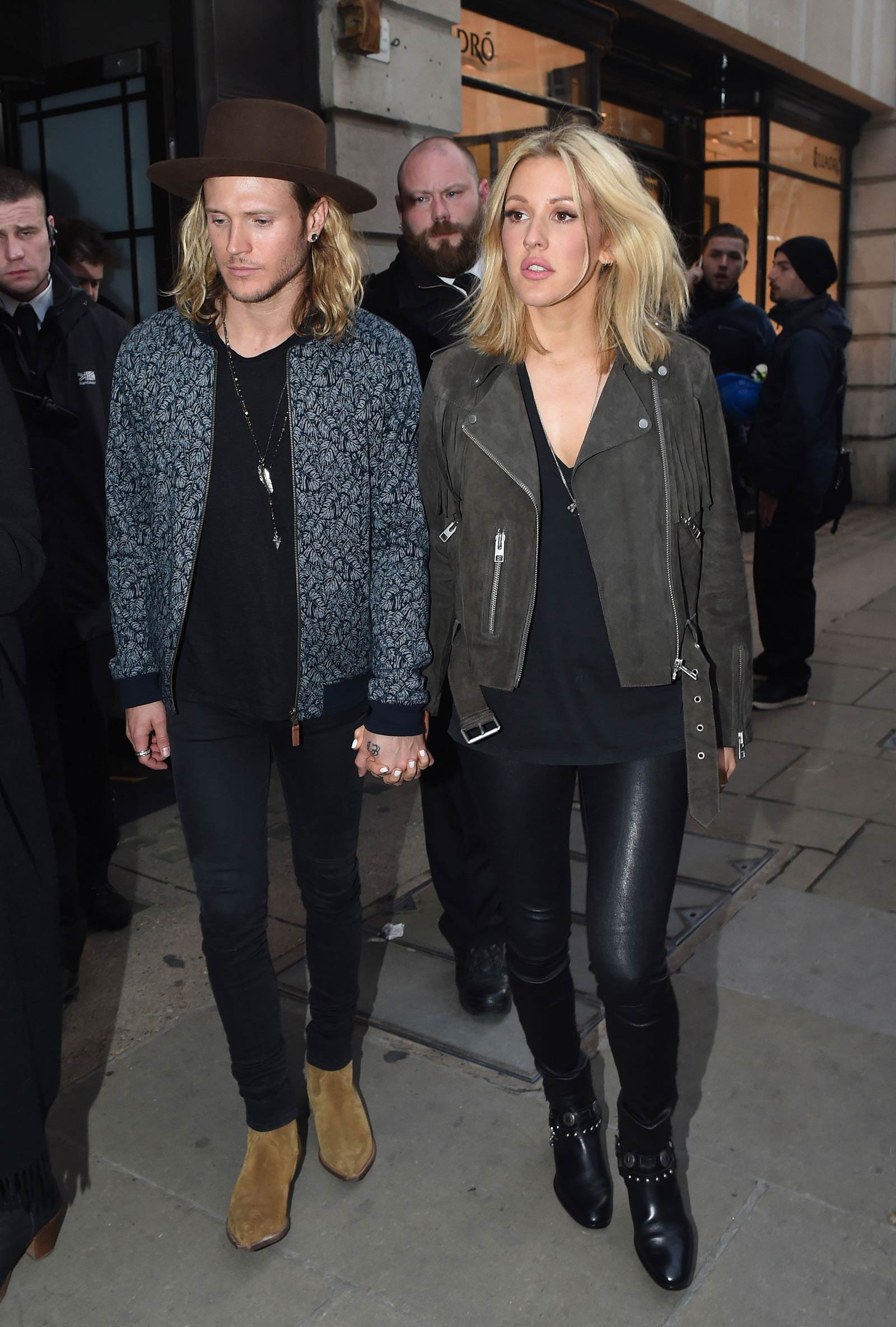 Ellie Goulding heading to a private gig in London