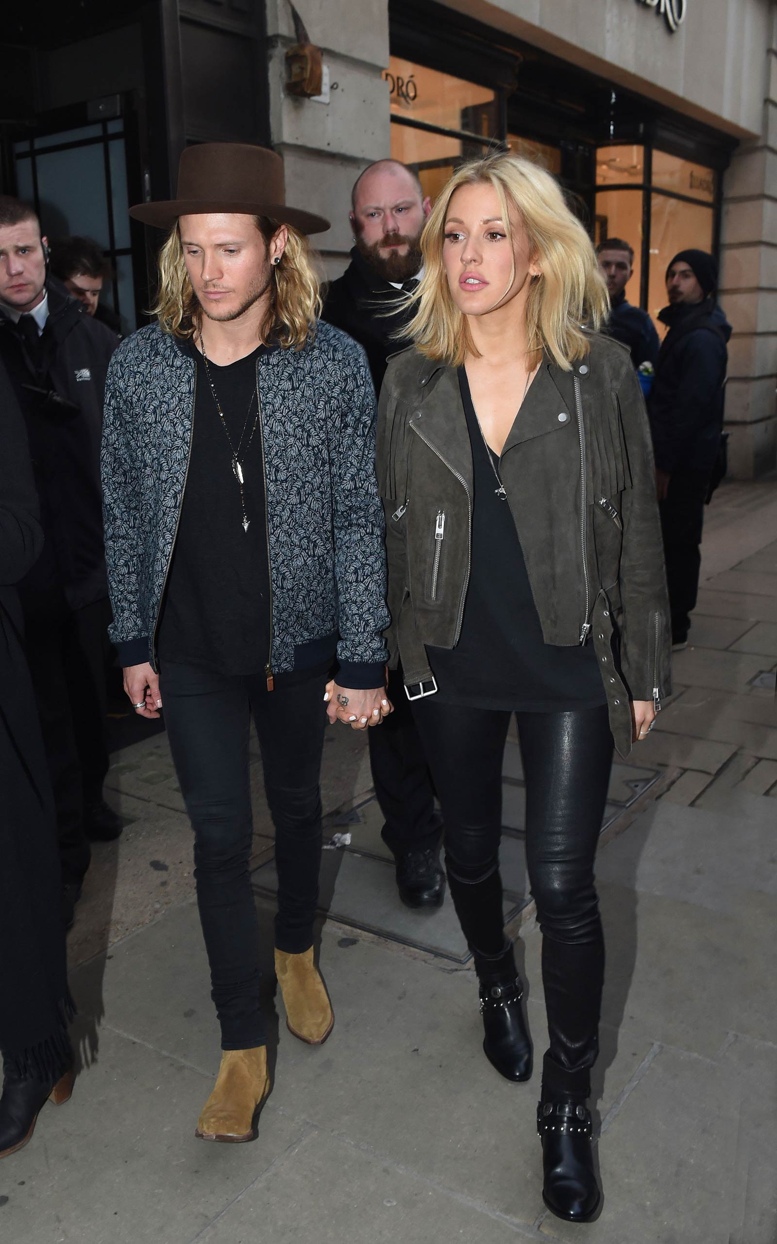 Ellie Goulding heading to a private gig in London