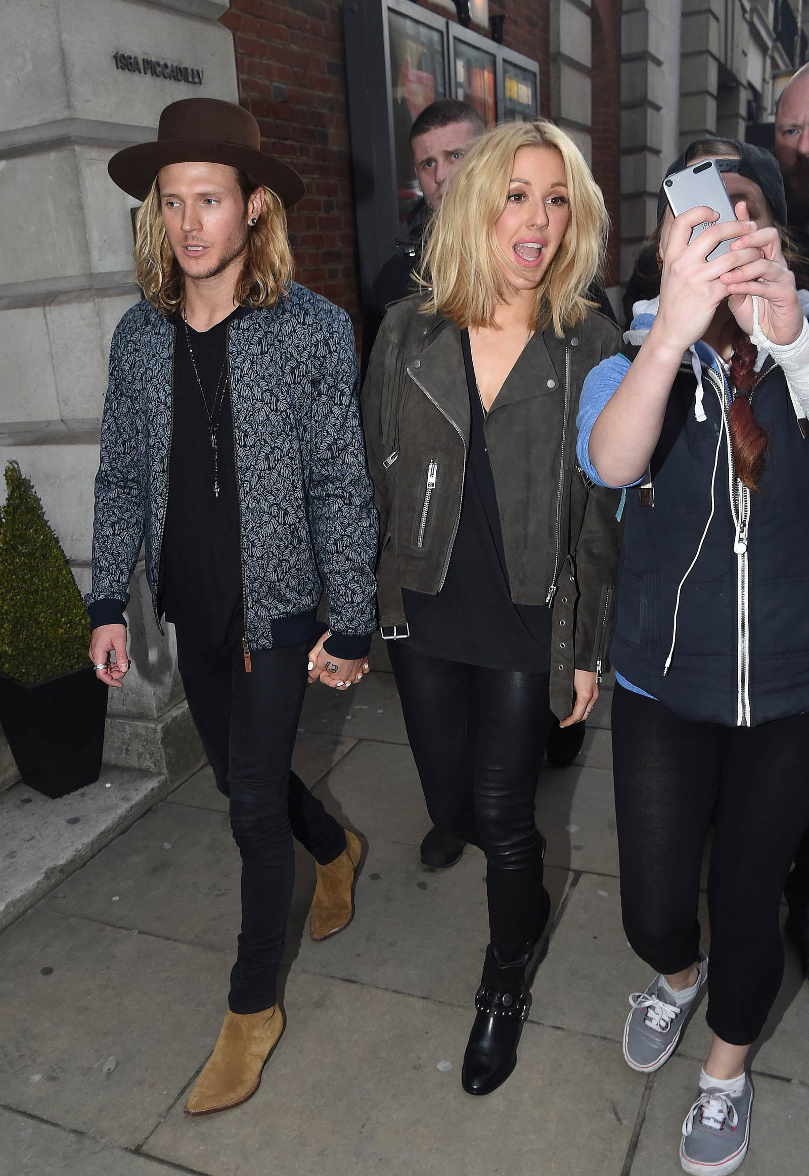 Ellie Goulding heading to a private gig in London