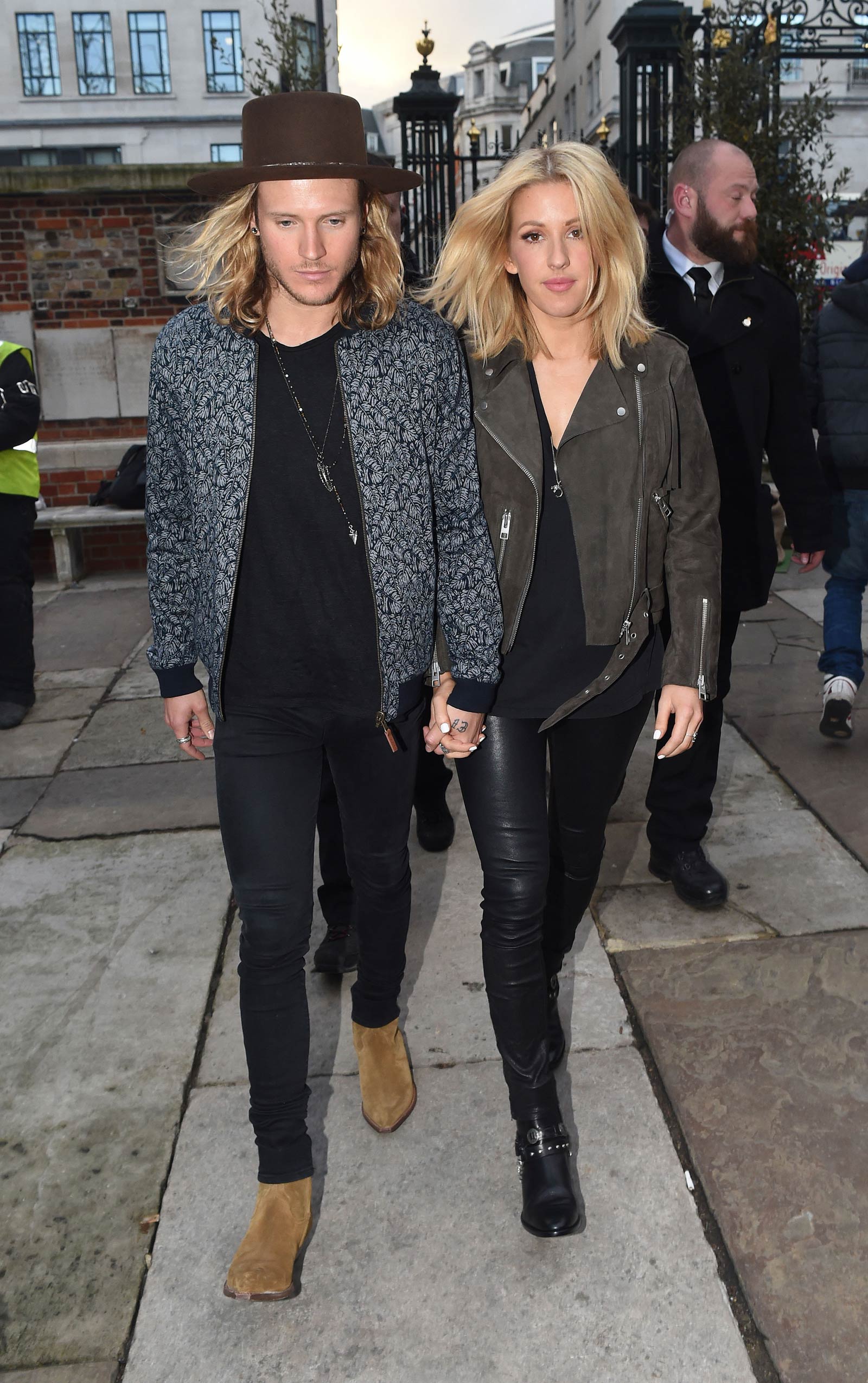 Ellie Goulding heading to a private gig in London