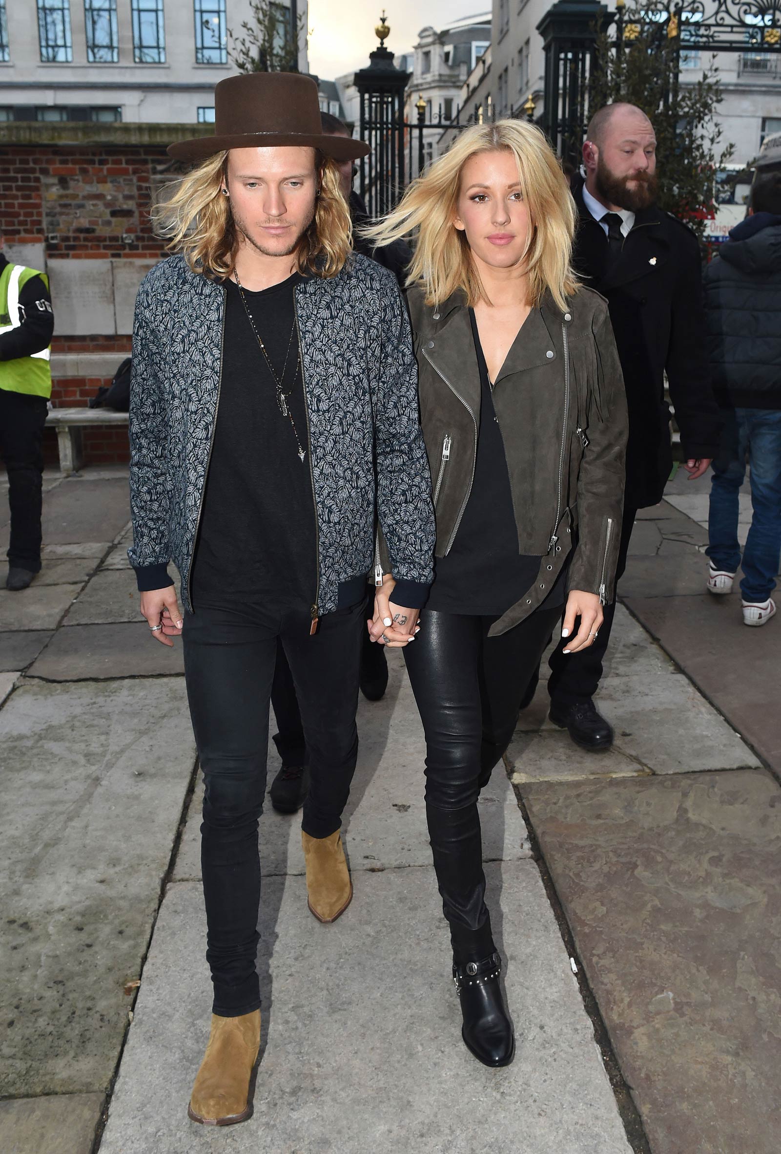 Ellie Goulding heading to a private gig in London