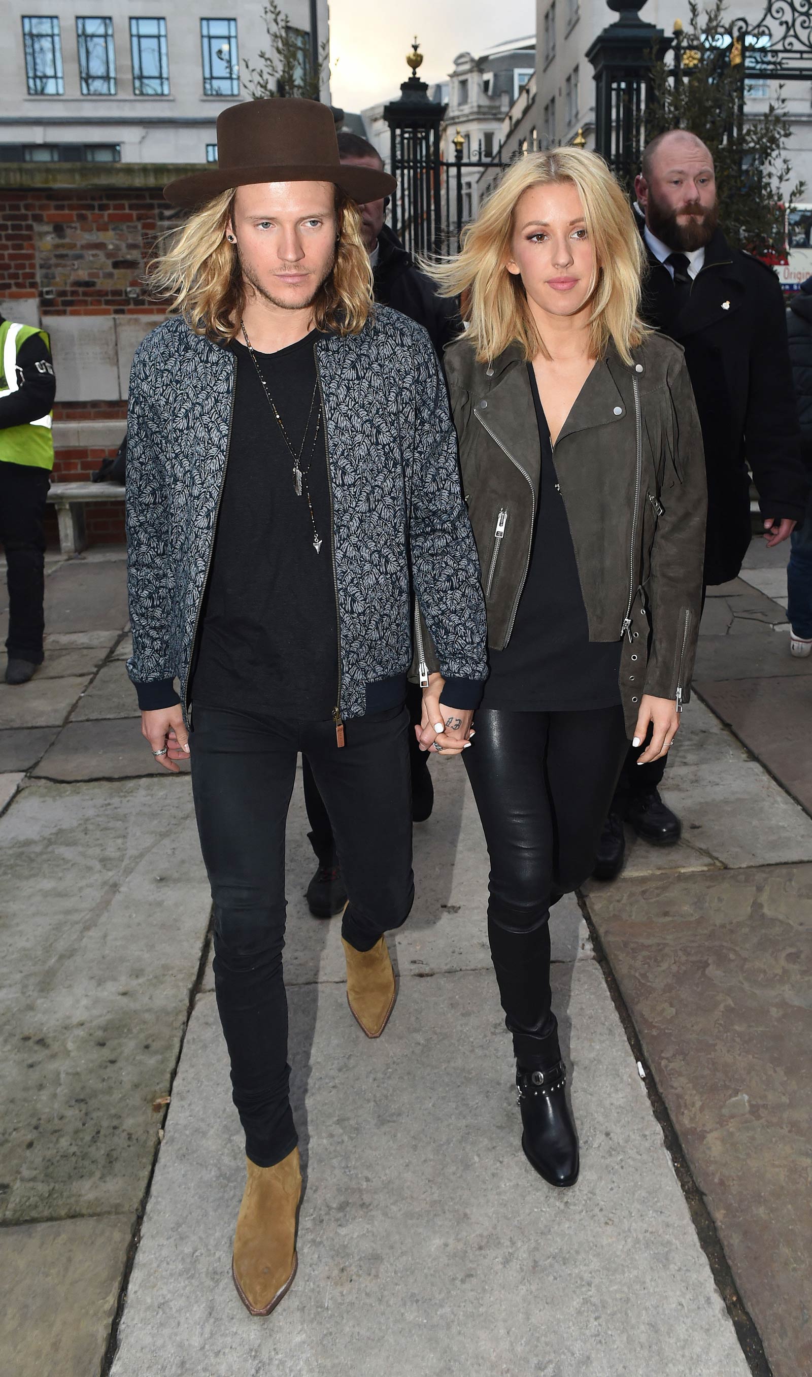 Ellie Goulding heading to a private gig in London