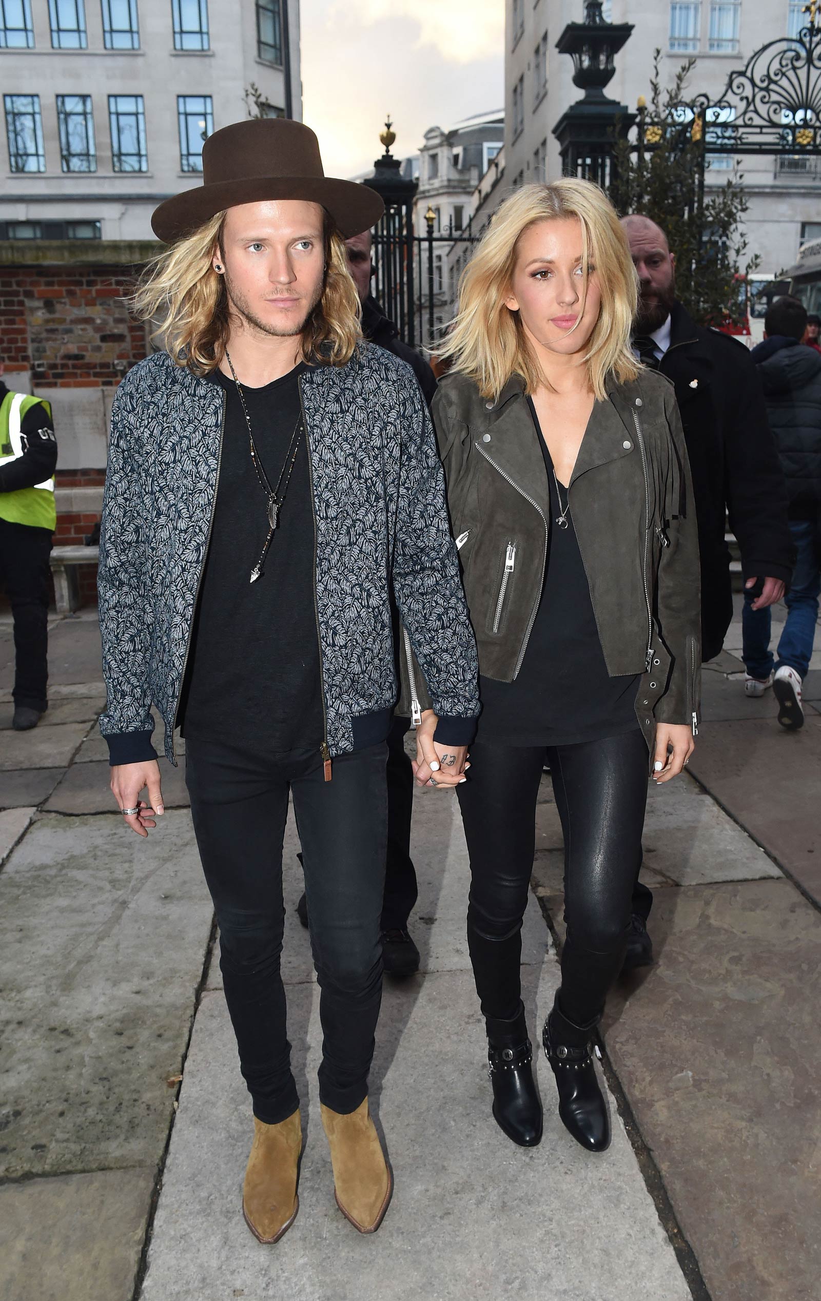 Ellie Goulding heading to a private gig in London