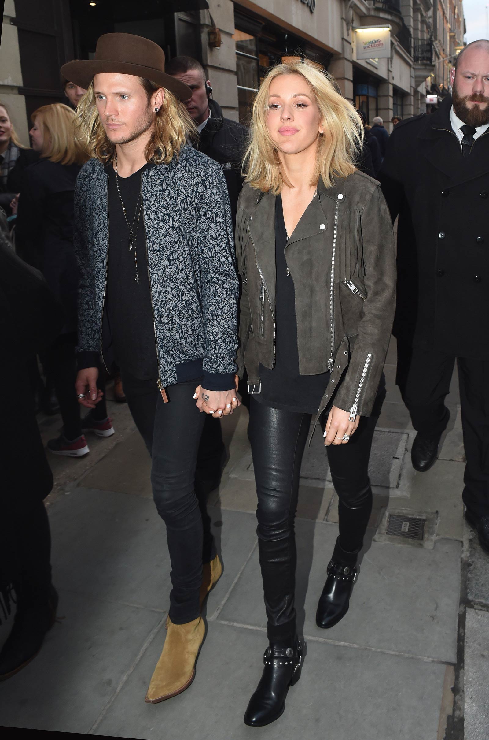 Ellie Goulding heading to a private gig in London