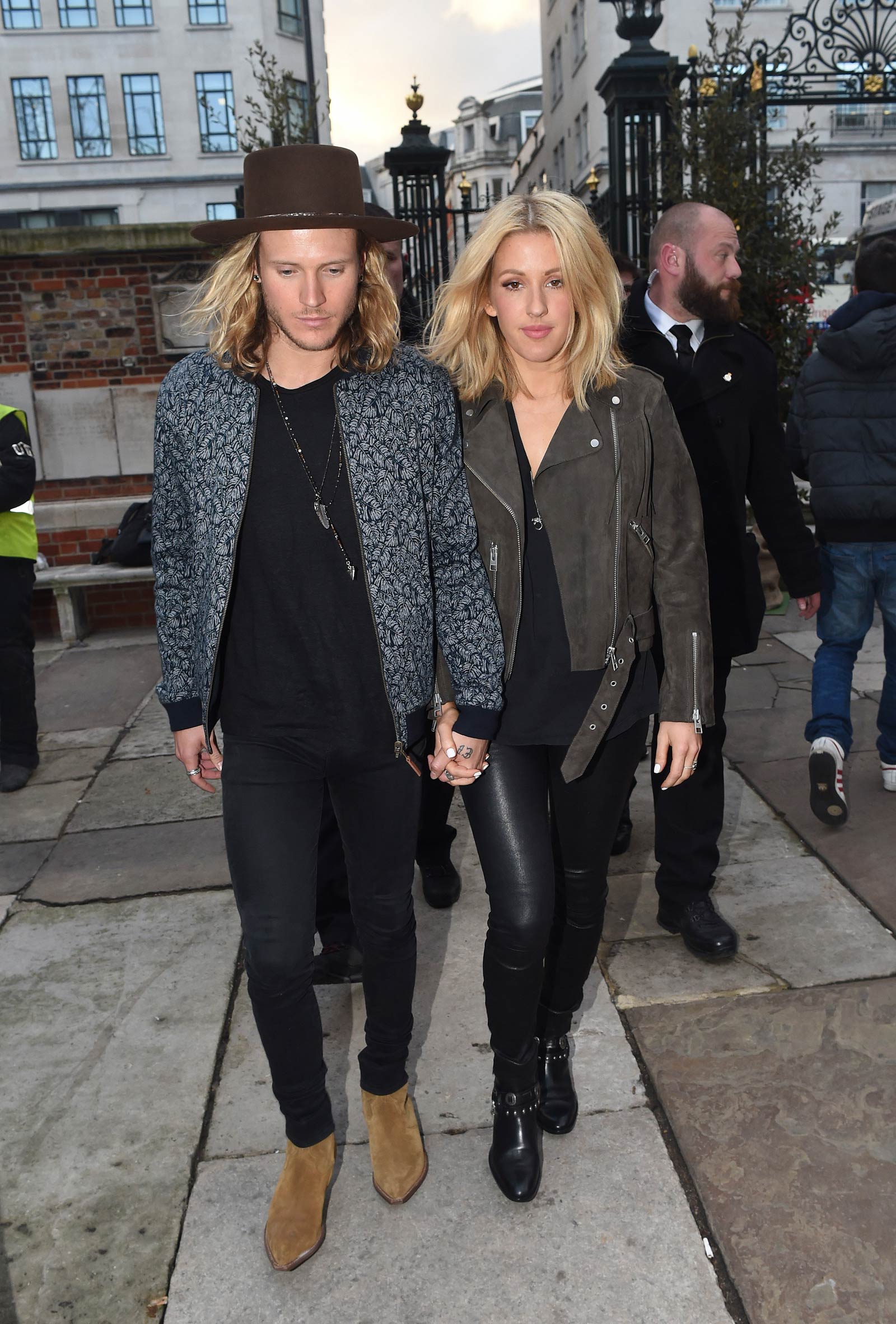 Ellie Goulding heading to a private gig in London