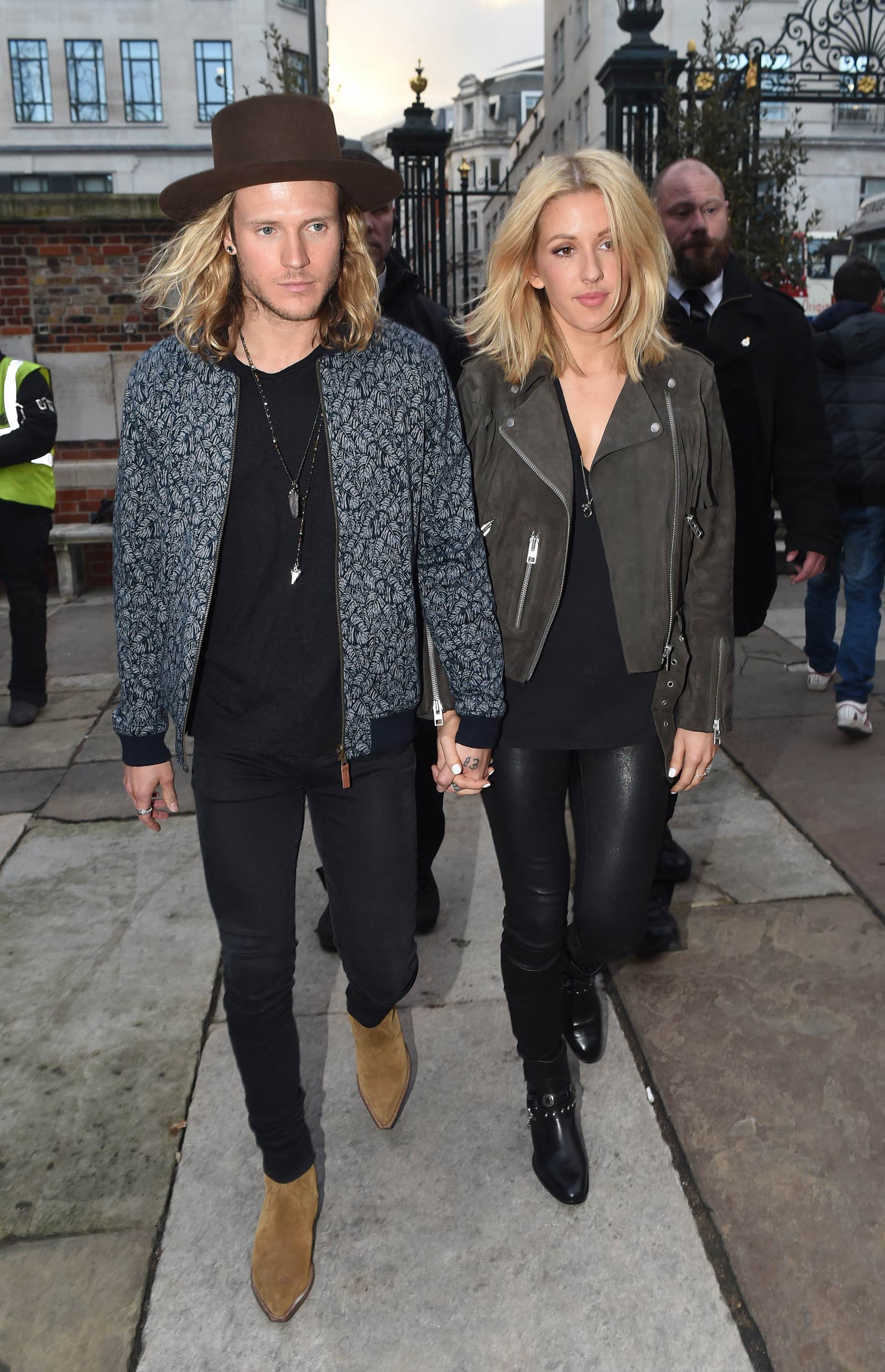 Ellie Goulding heading to a private gig in London