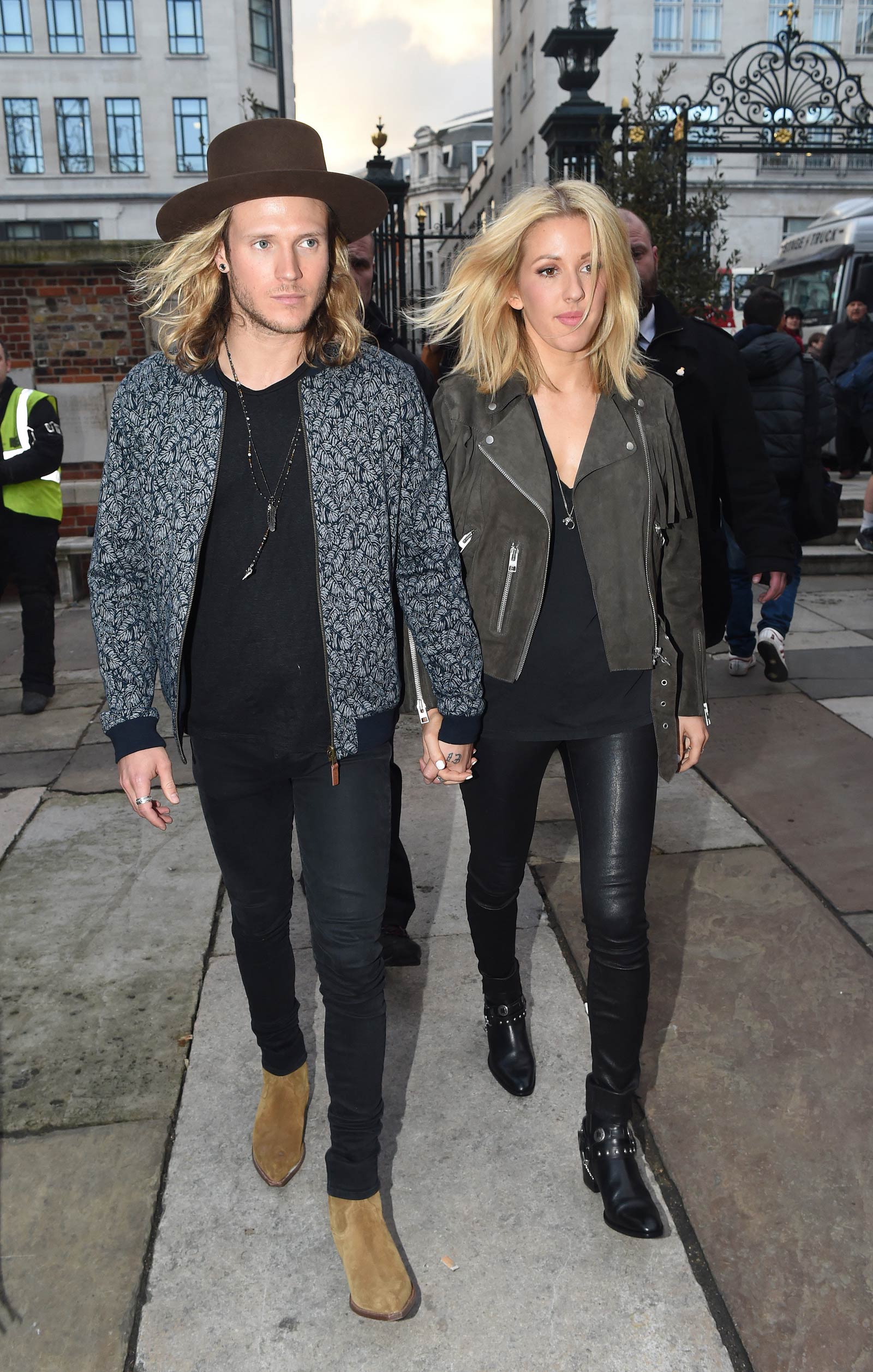 Ellie Goulding heading to a private gig in London