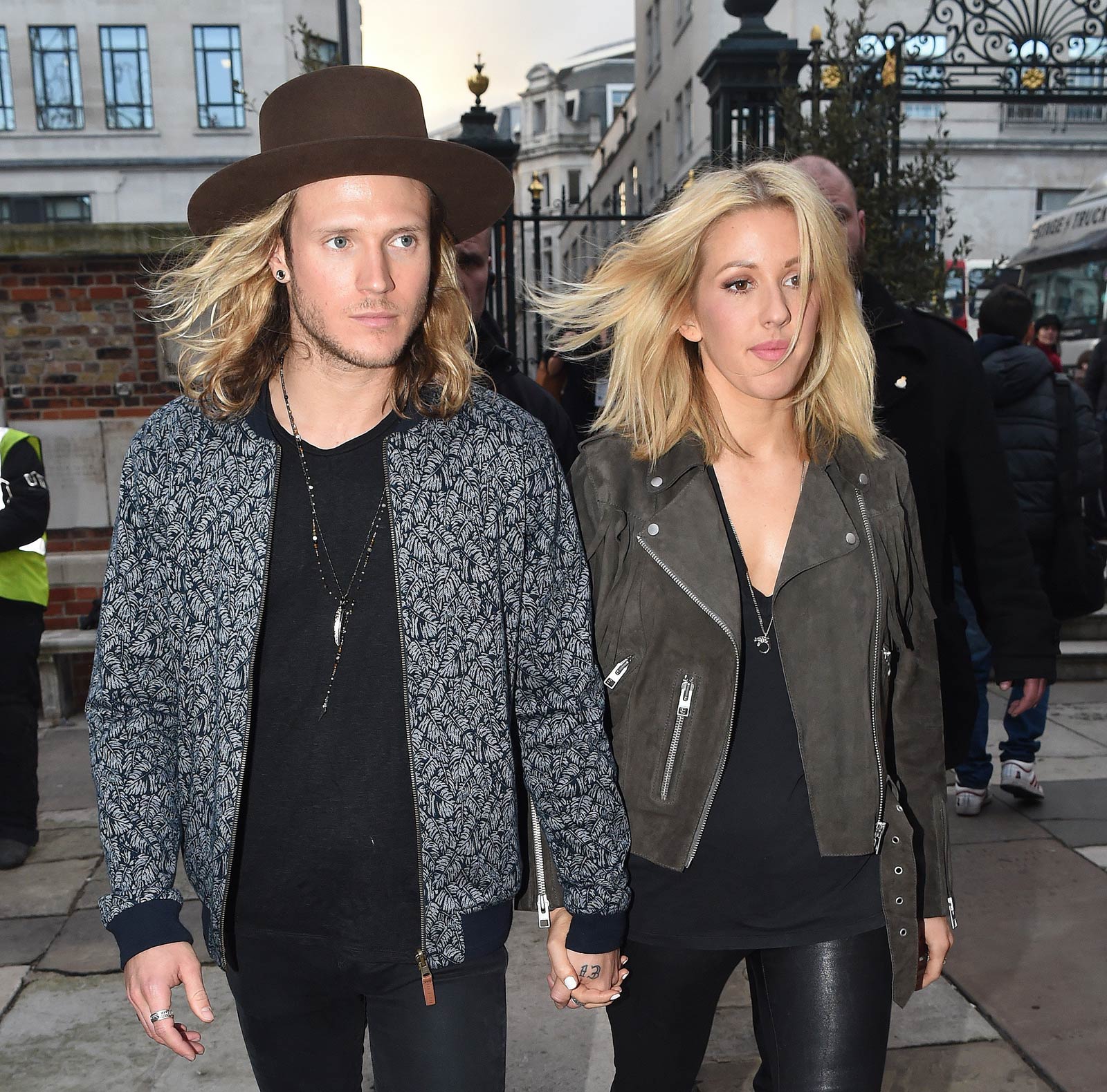 Ellie Goulding heading to a private gig in London