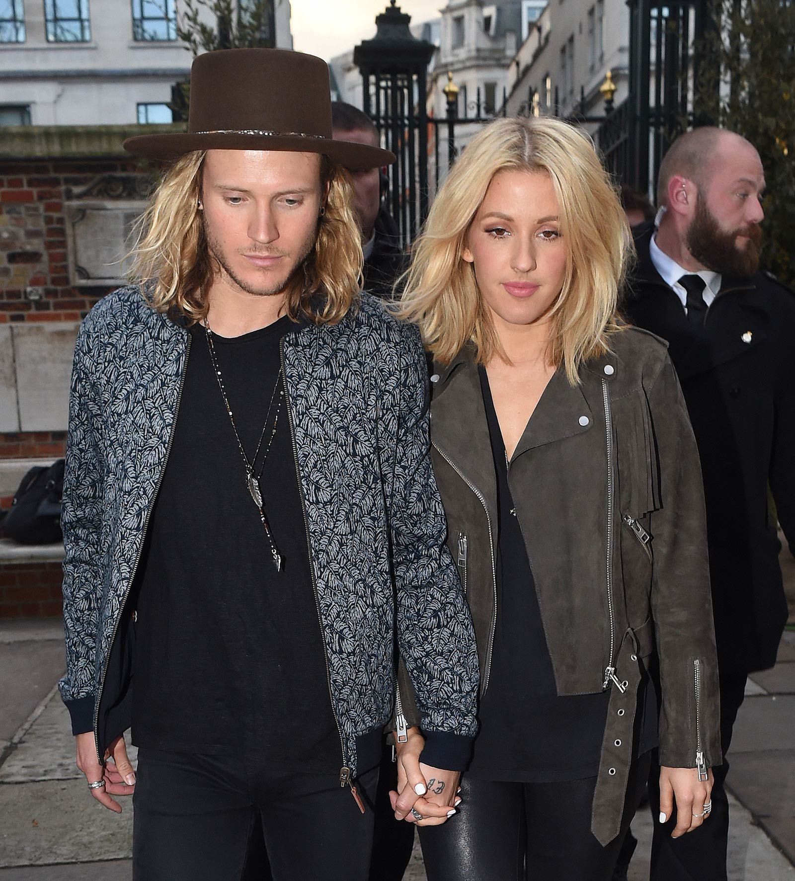 Ellie Goulding heading to a private gig in London