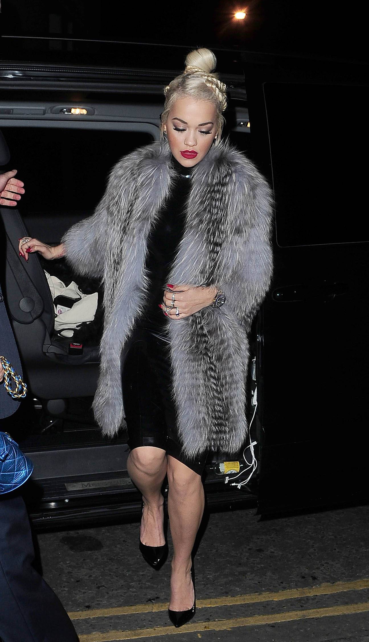 Rita Ora out in London