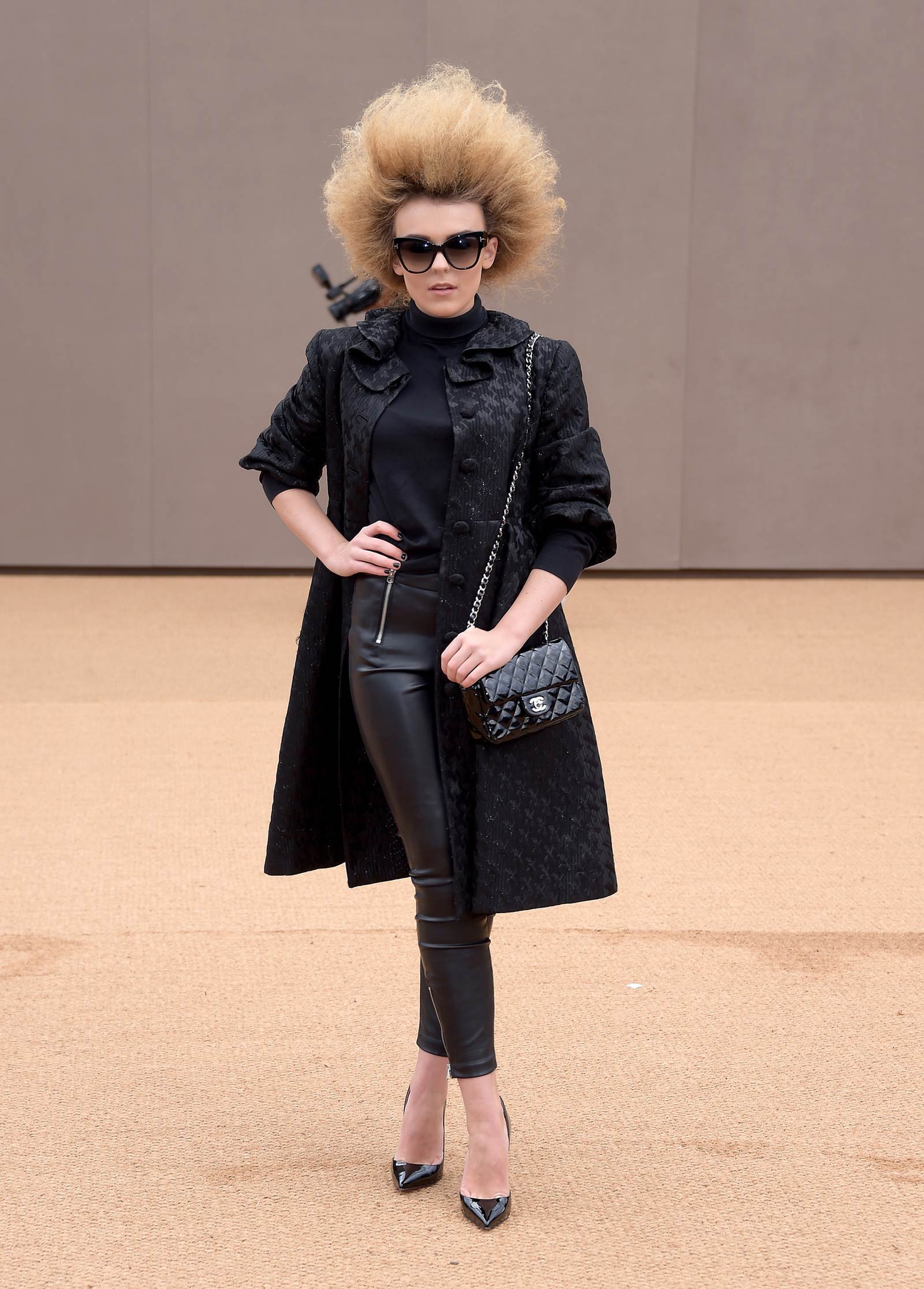 Tallia Storm attends the Burberry Prorsum AW 2015 arrivals