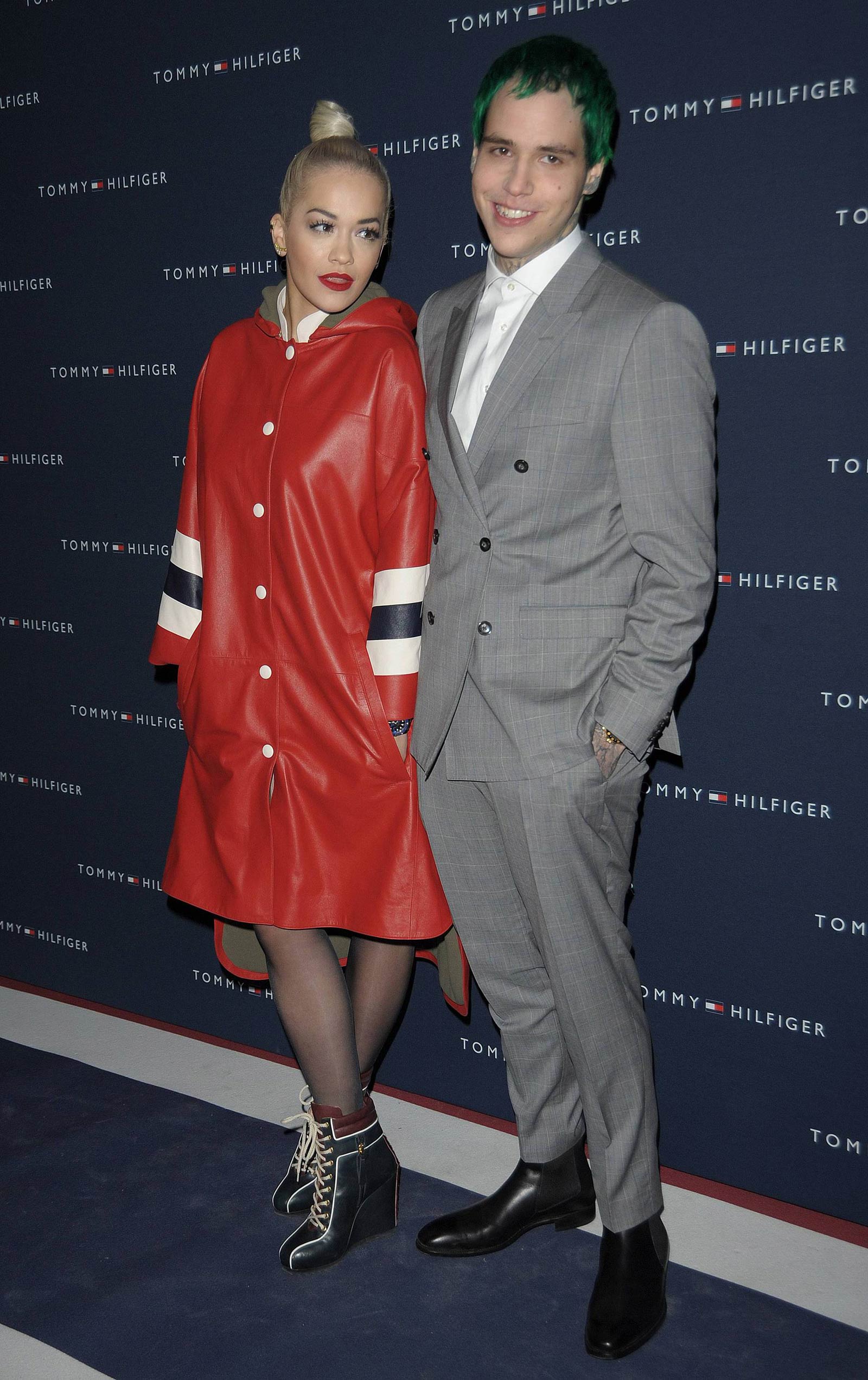 Rita Ora attends the Tommy Hilfiger Opening Store