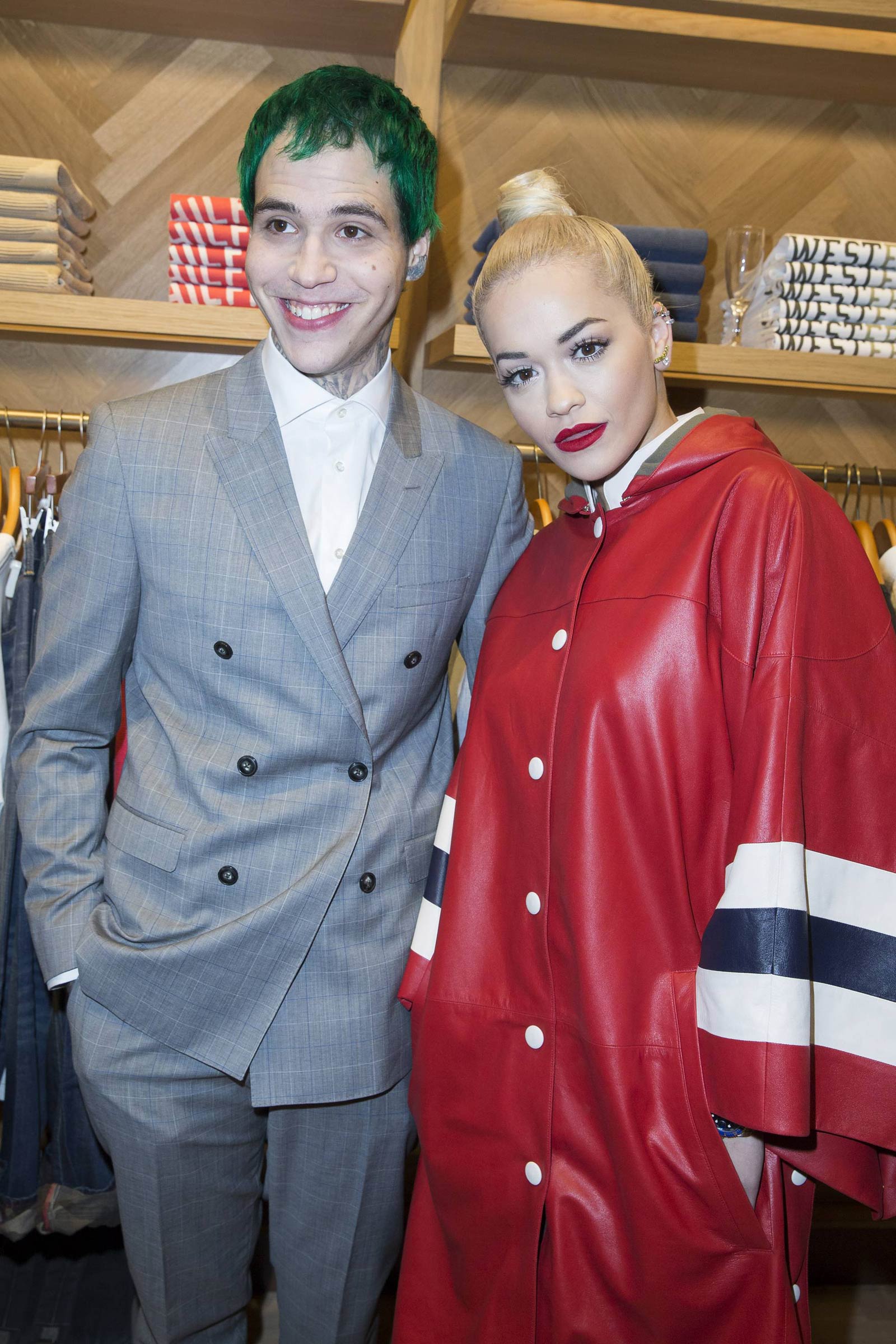 Rita Ora attends the Tommy Hilfiger Opening Store