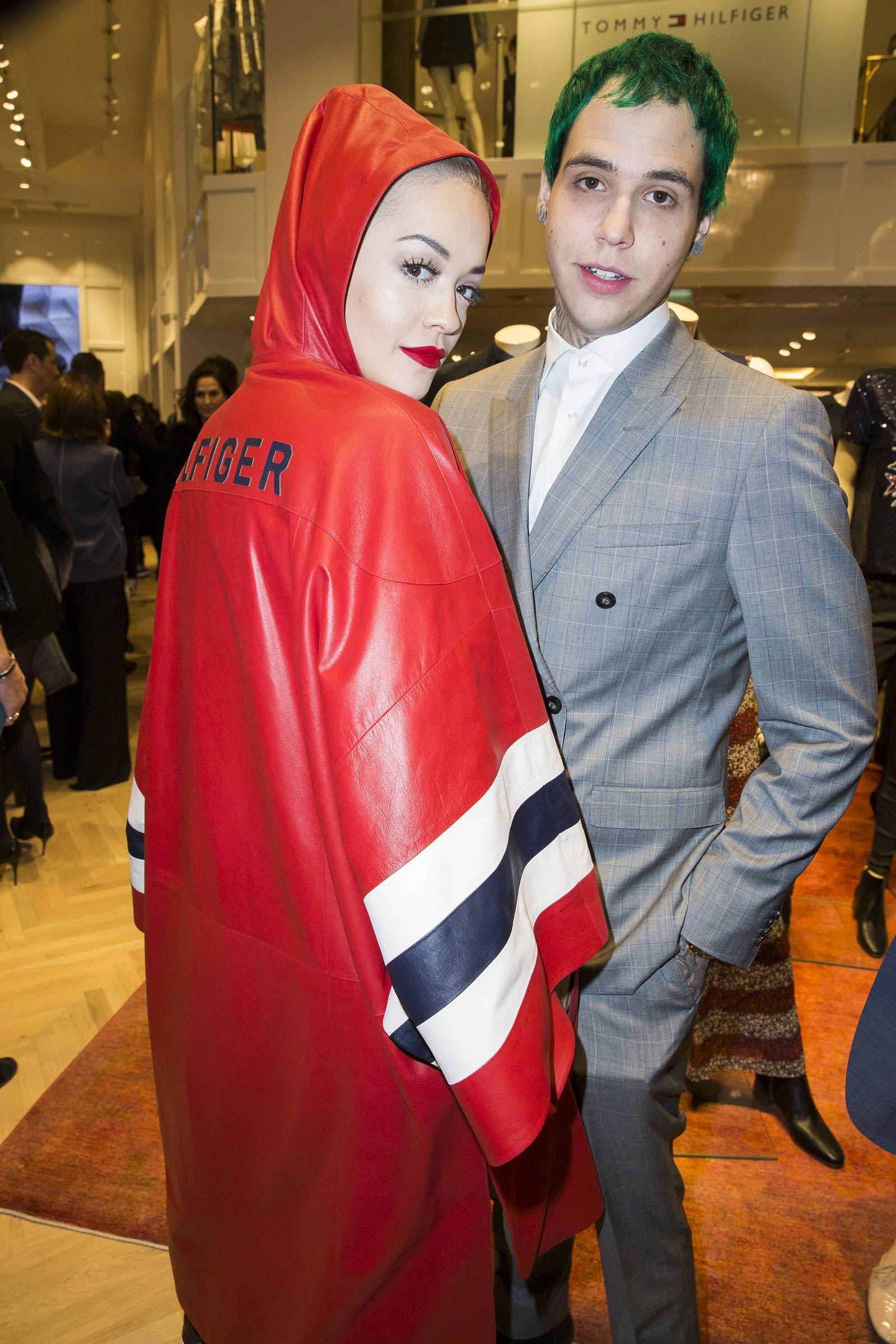 Rita Ora attends the Tommy Hilfiger Opening Store