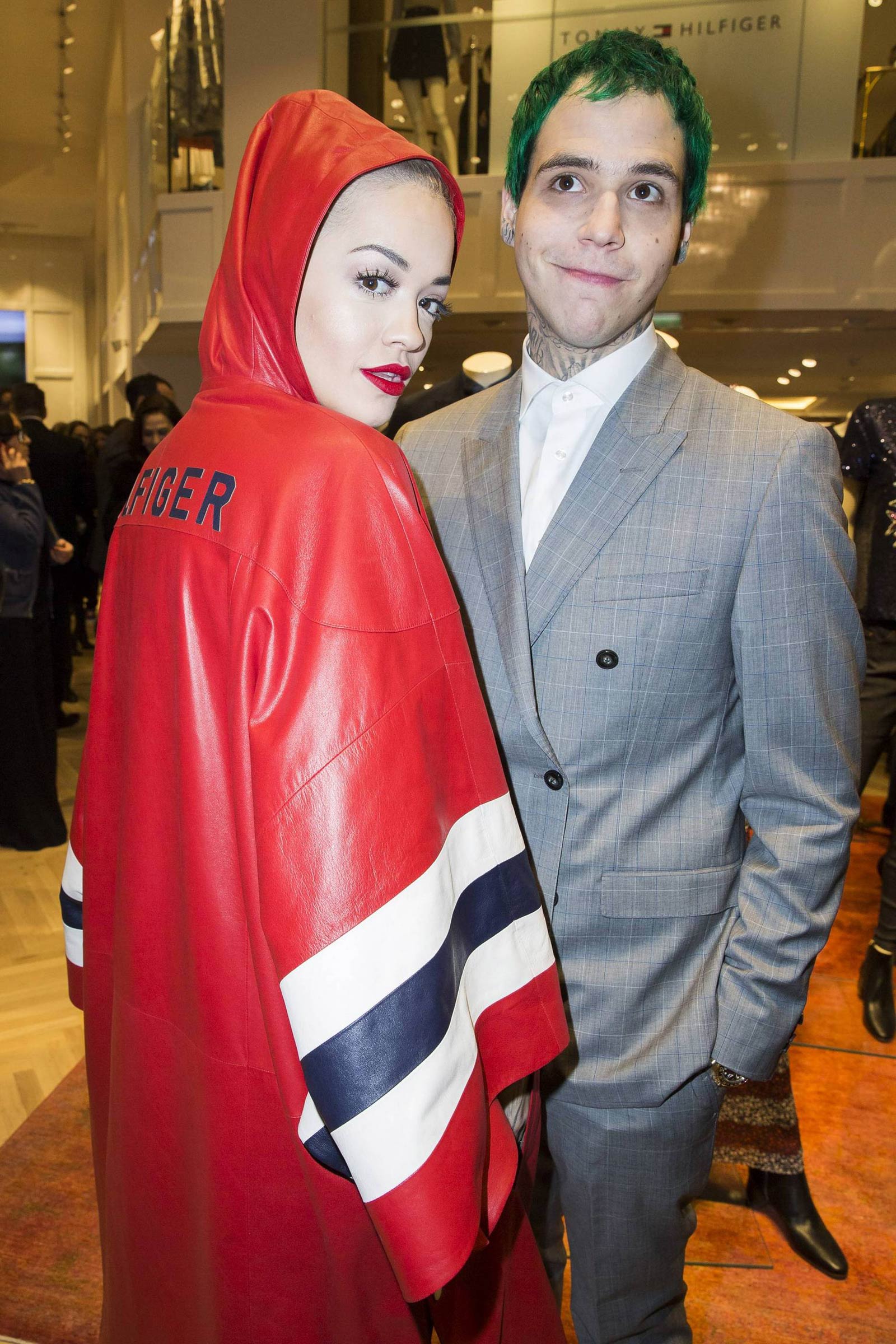 Rita Ora attends the Tommy Hilfiger Opening Store