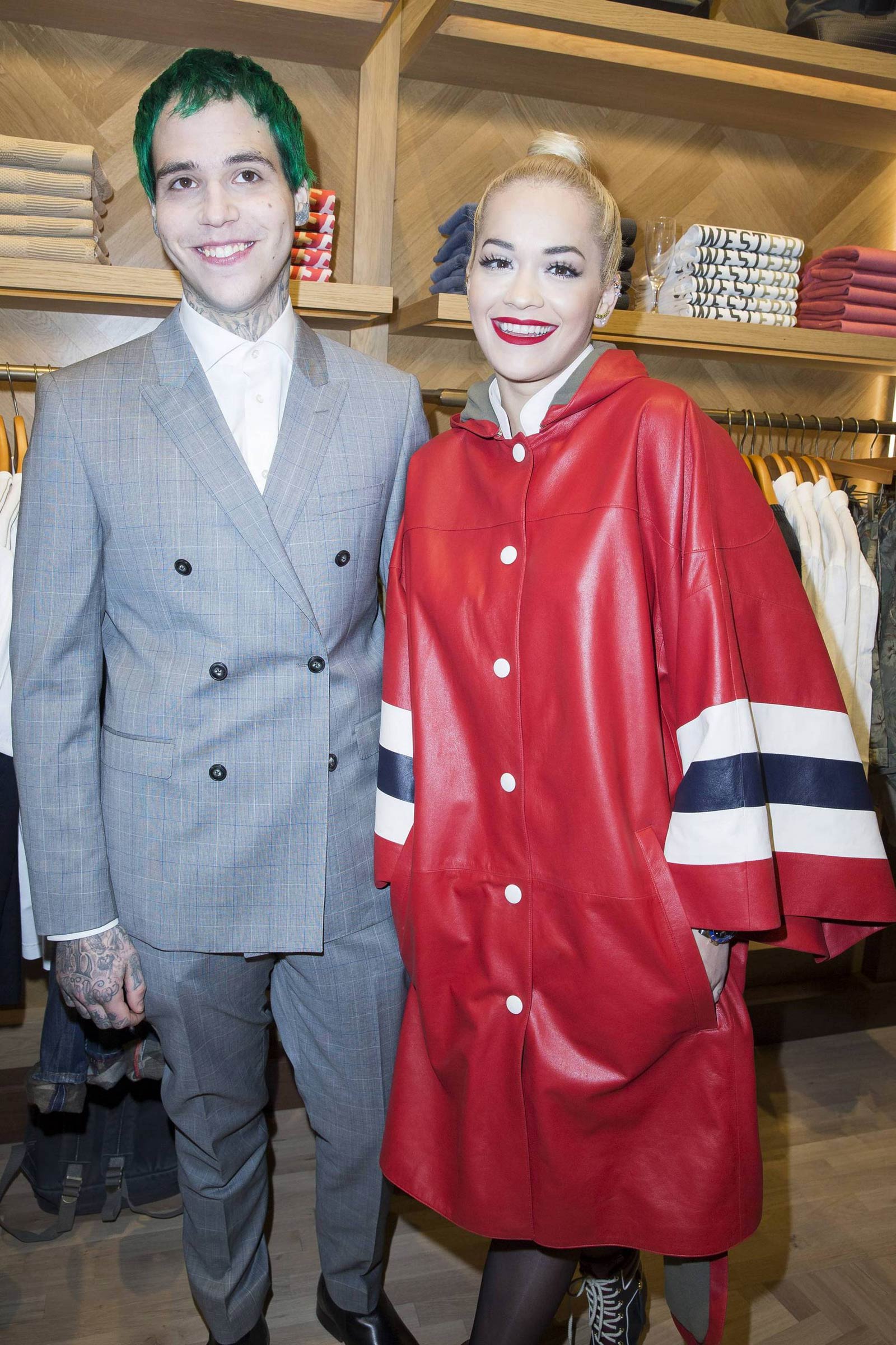 Rita Ora attends the Tommy Hilfiger Opening Store