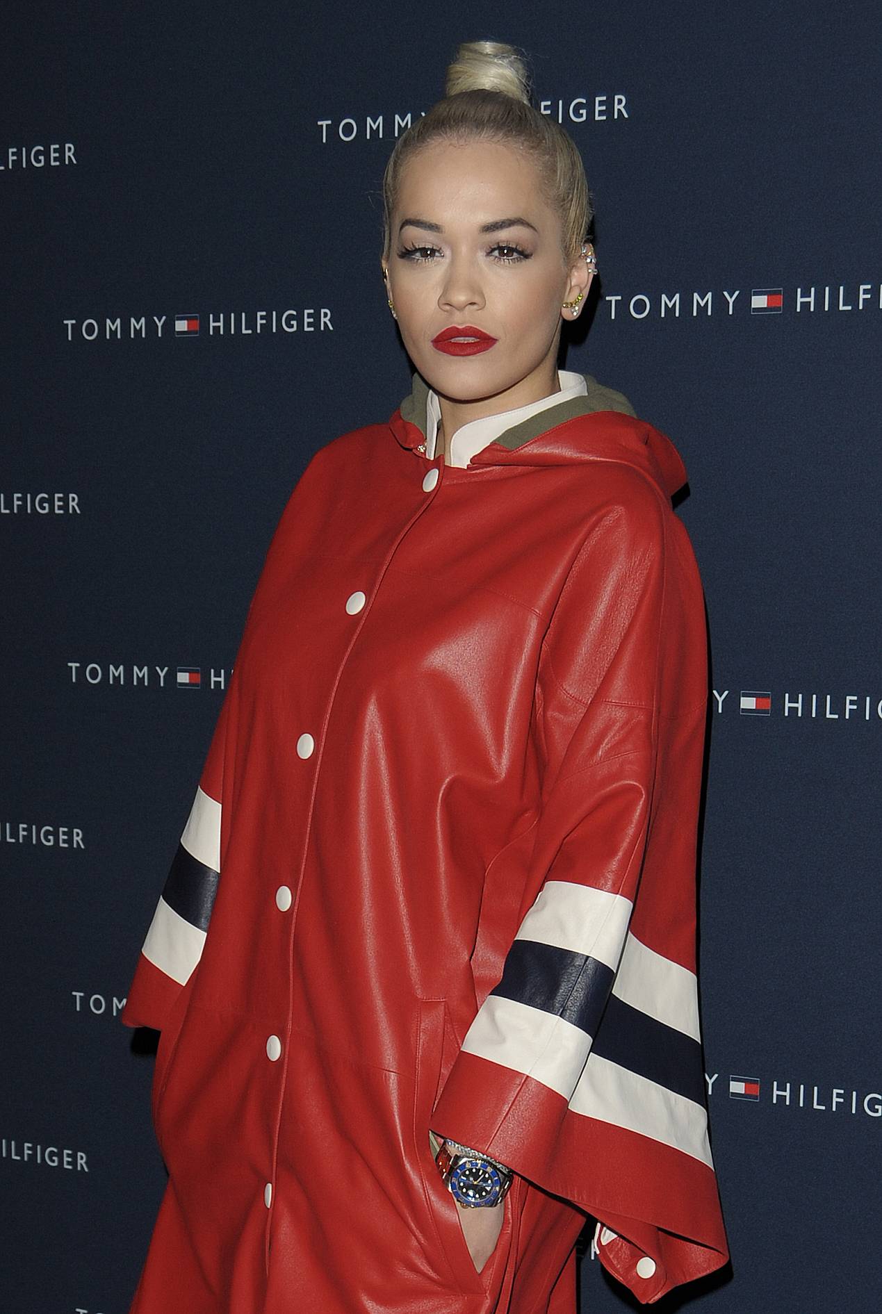 Rita Ora attends the Tommy Hilfiger Opening Store