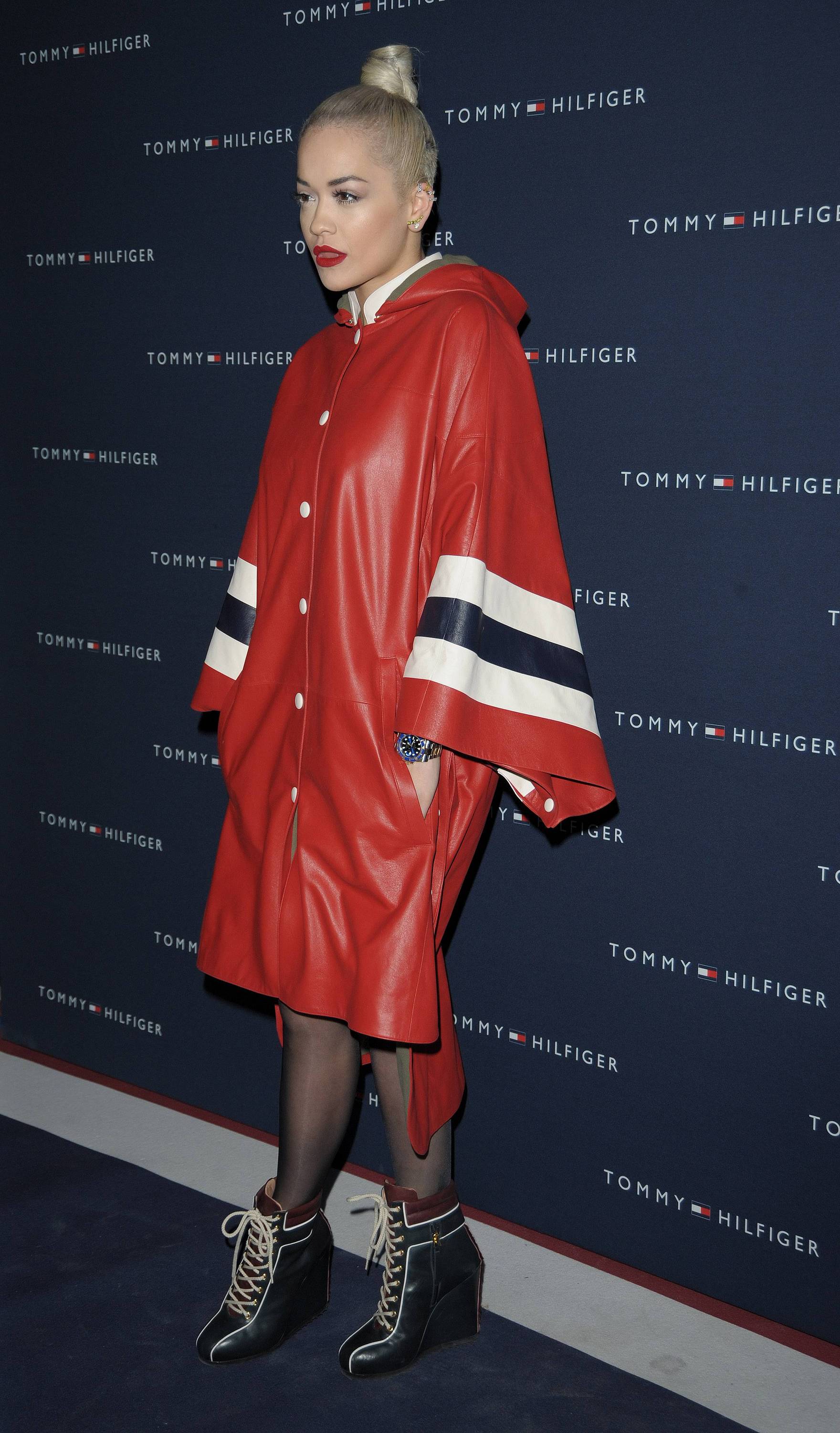 Rita Ora attends the Tommy Hilfiger Opening Store