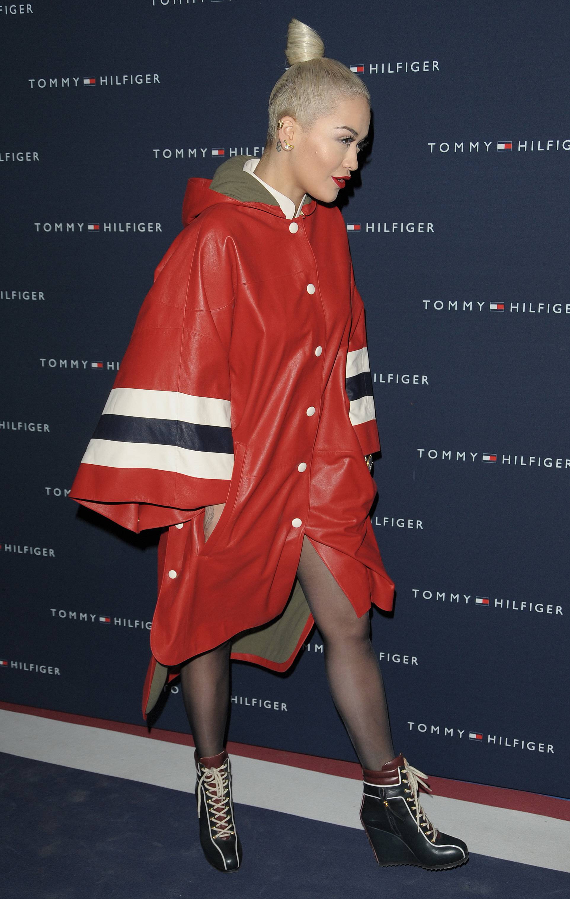 Rita Ora attends the Tommy Hilfiger Opening Store